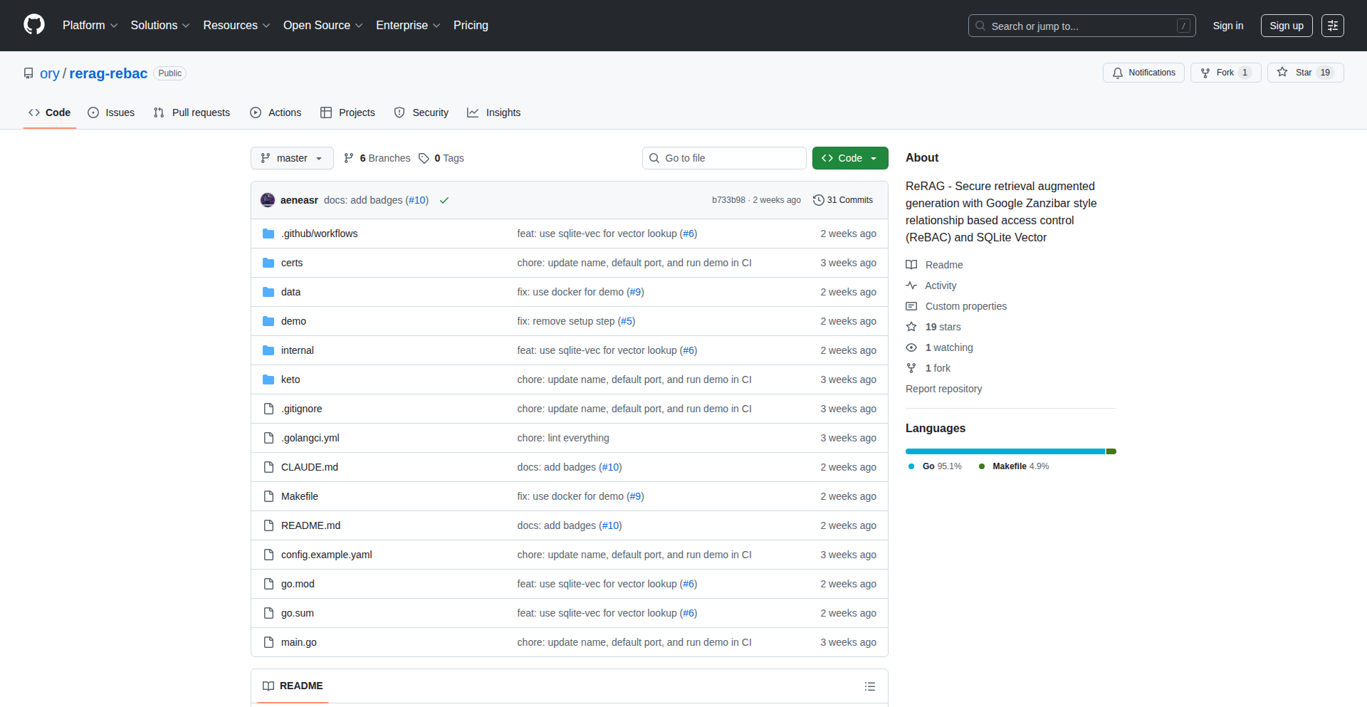 ReBAC-Secured RAG with SQLite-Vec