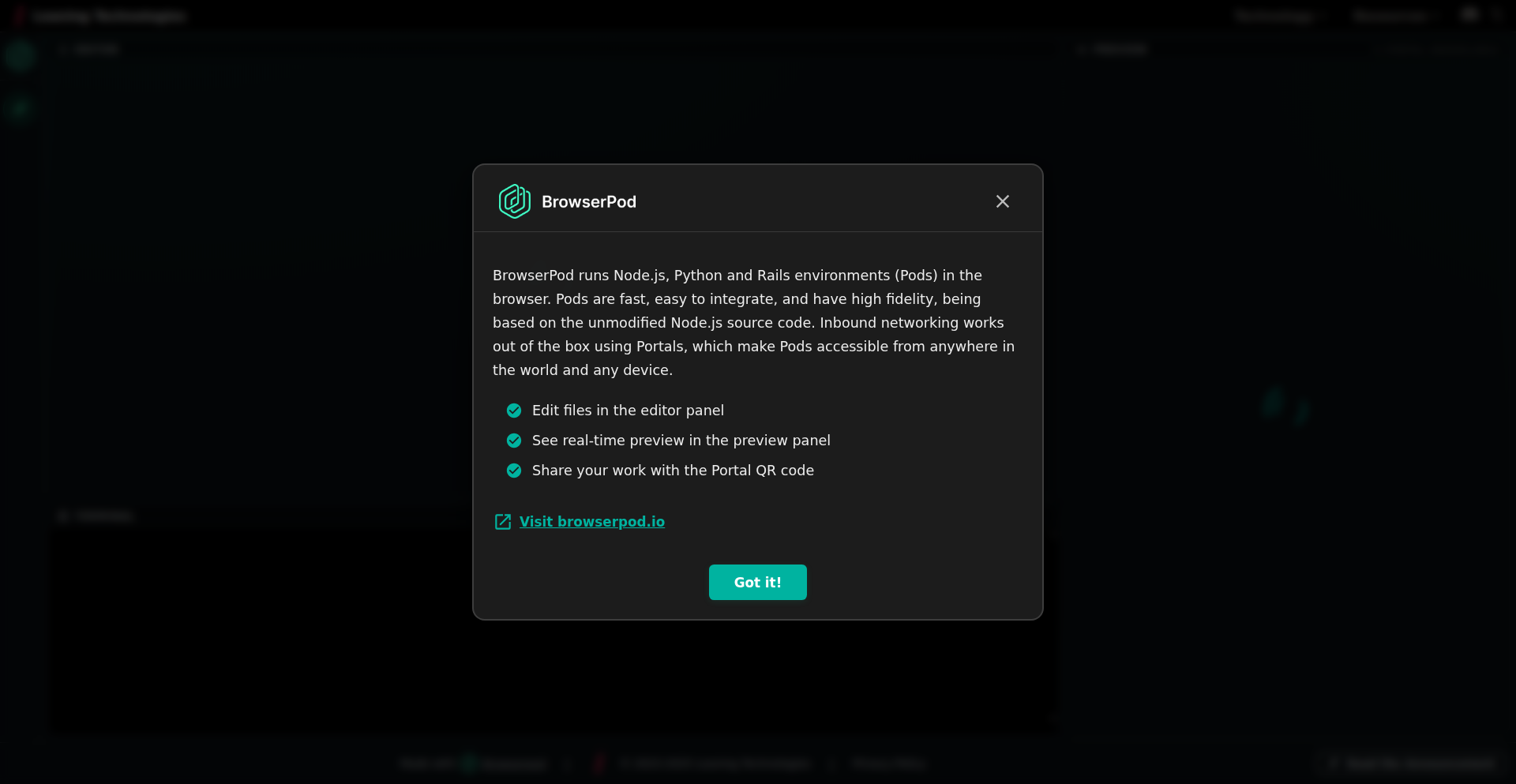 BrowserPod: Full-Stack Dev in Your Browser