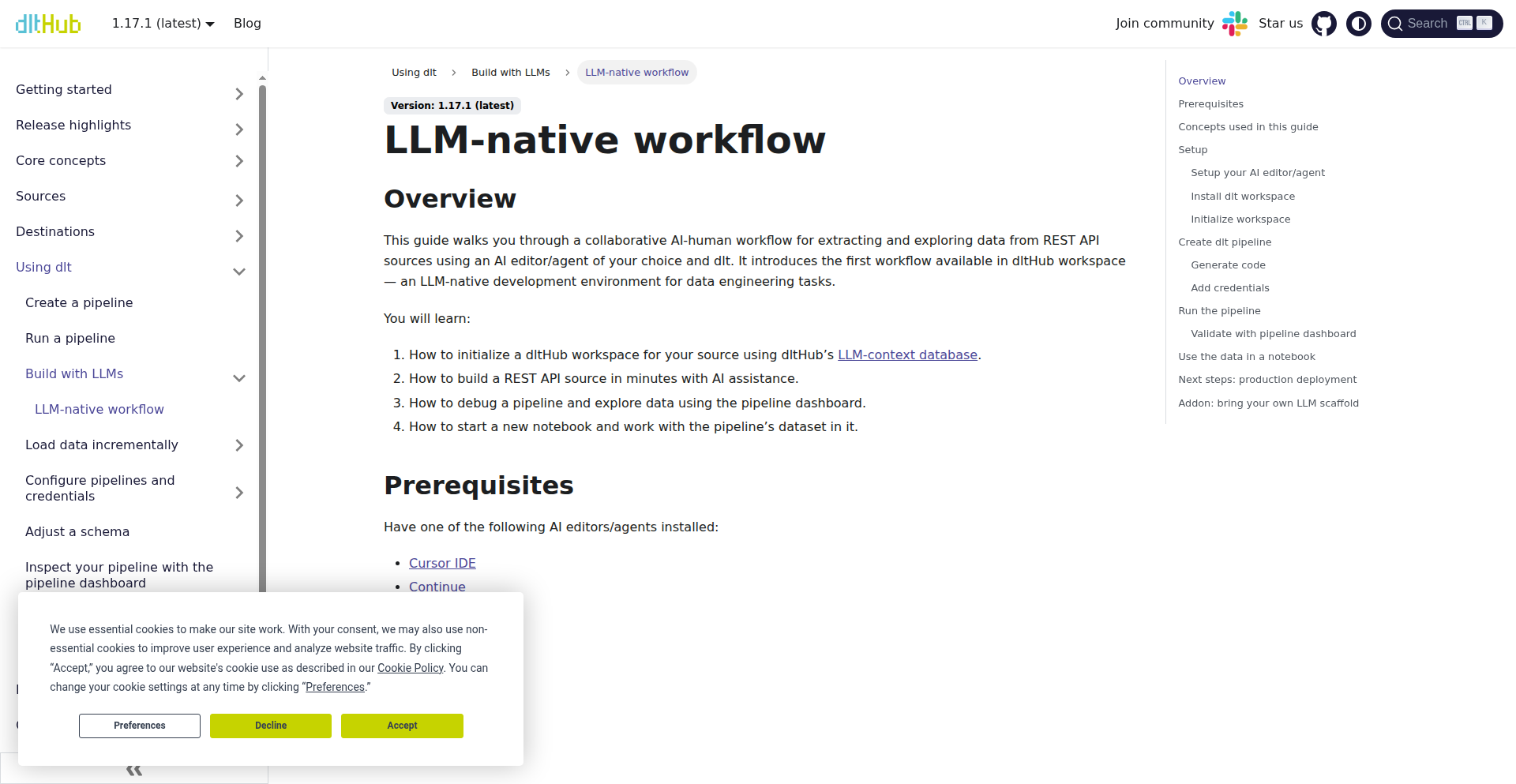 dltHub LLM-Powered Pipeline Scaffold