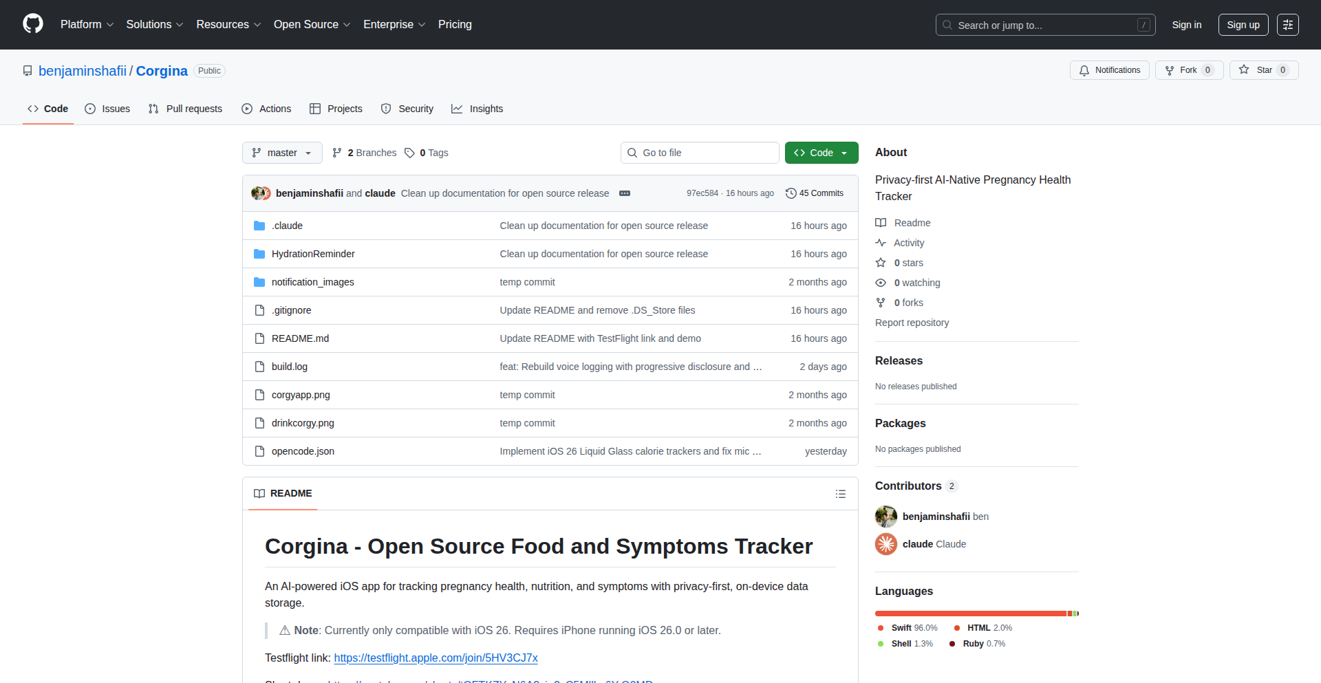 Corgina: Privacy-First Voice Pregnancy Tracker