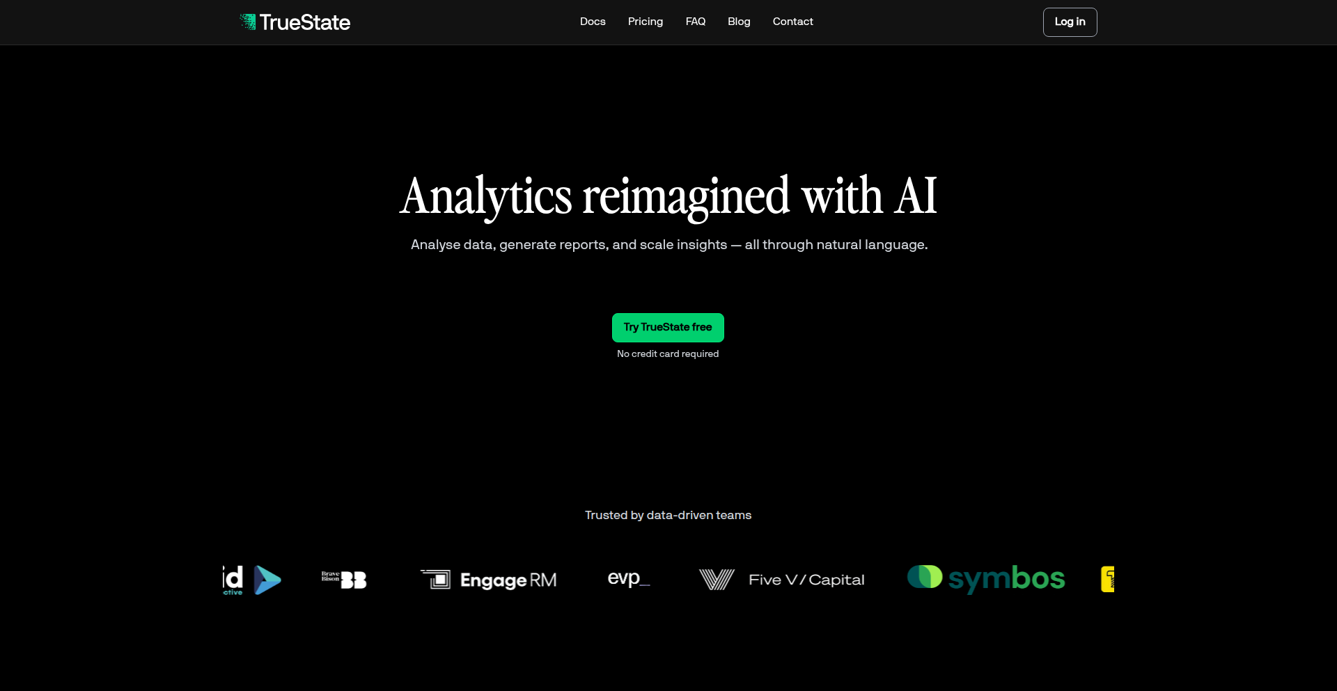 TrueState AI Data Navigator