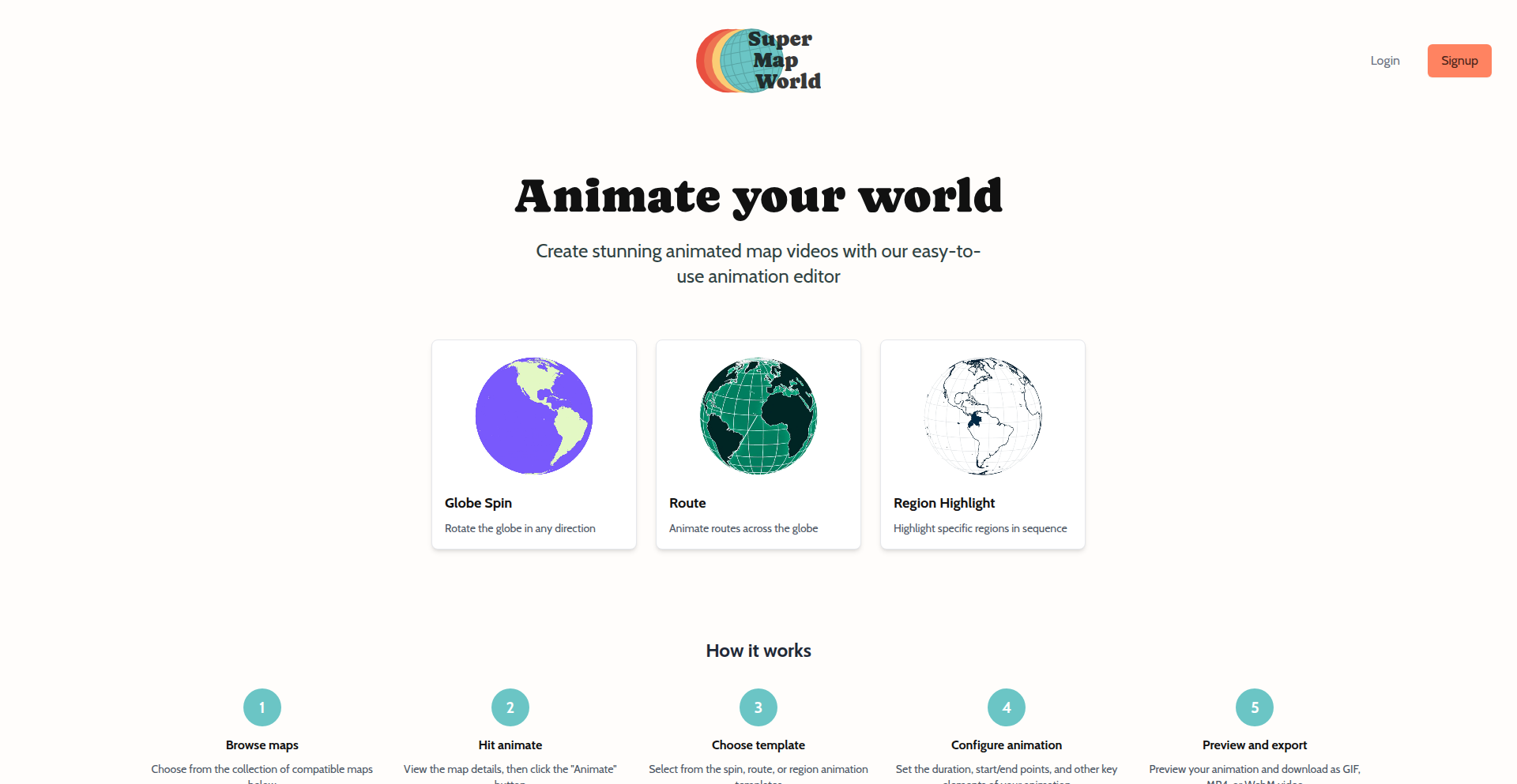 Browser-Based Map Animation Engine