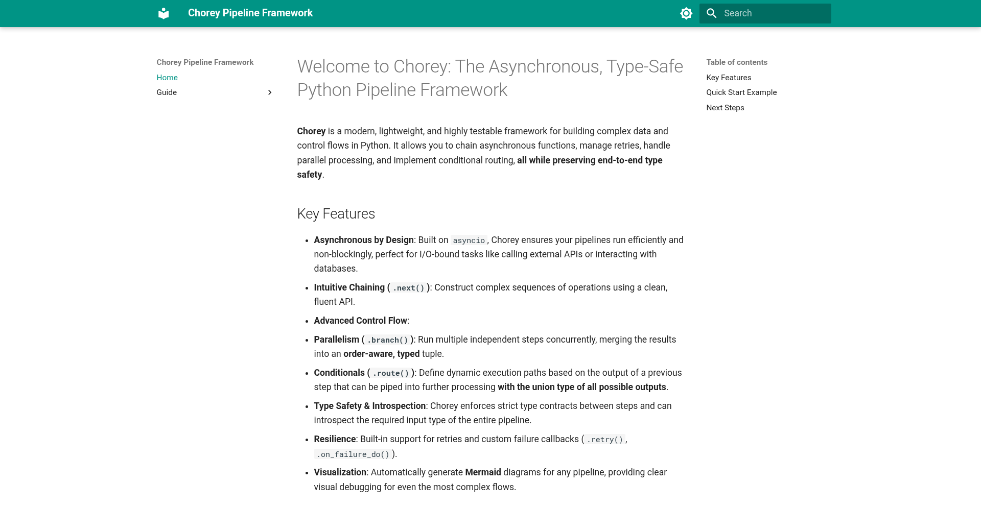 Chorey: Python异步工作流的类型安全编排利器