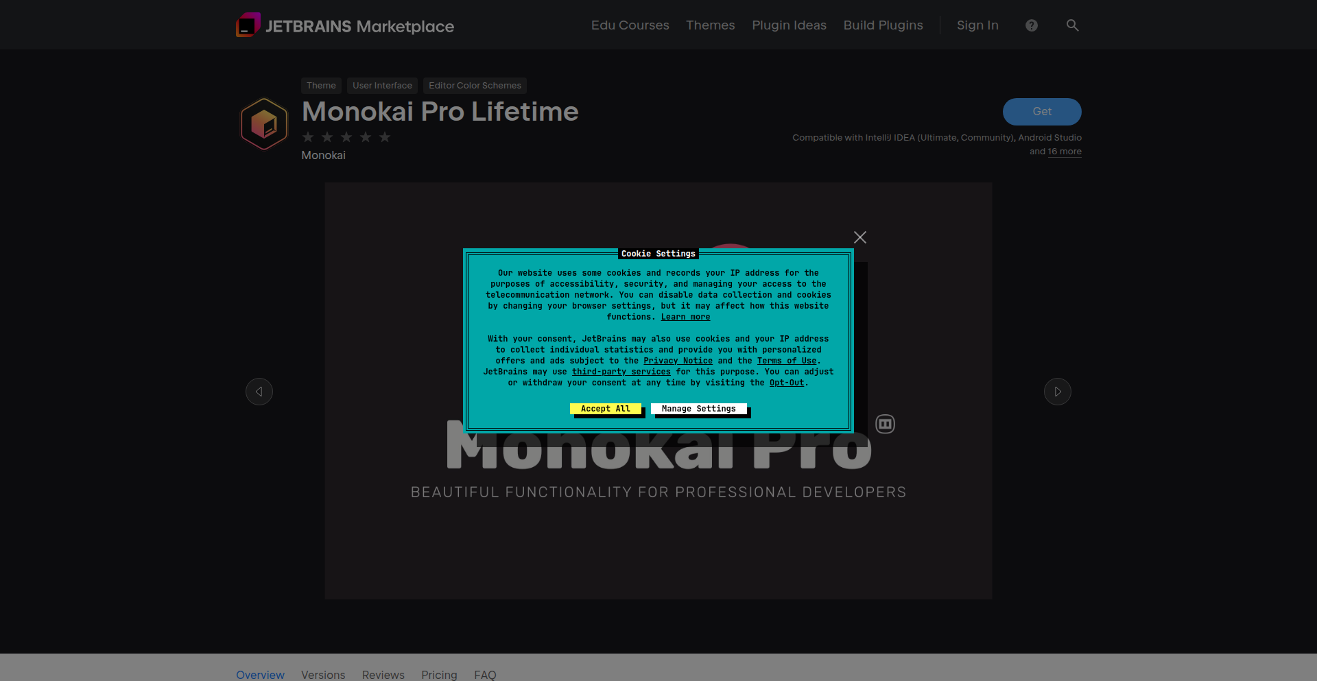 Monokai Pro 跨IDE生命周期许可证