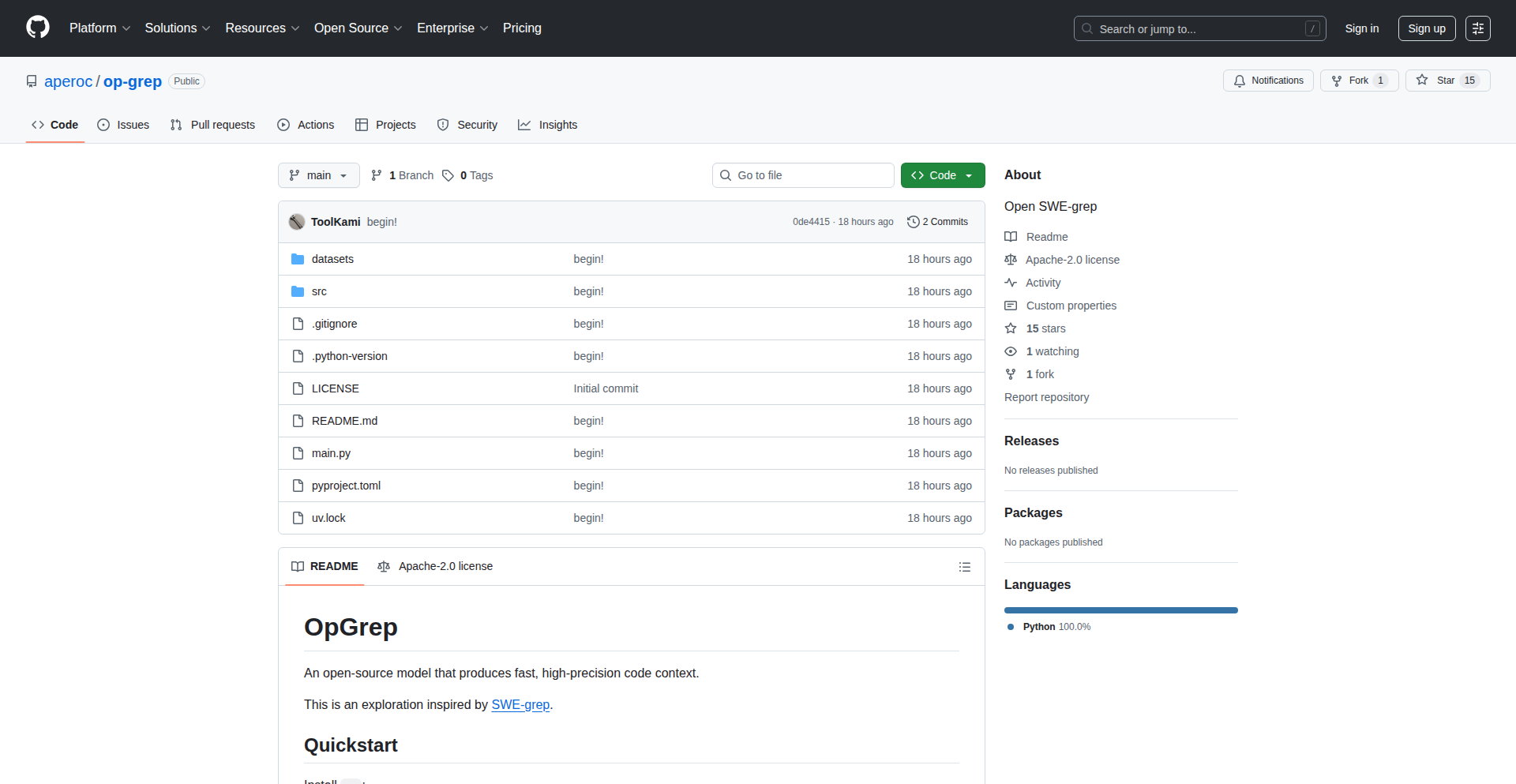 Open-SWE-Grep