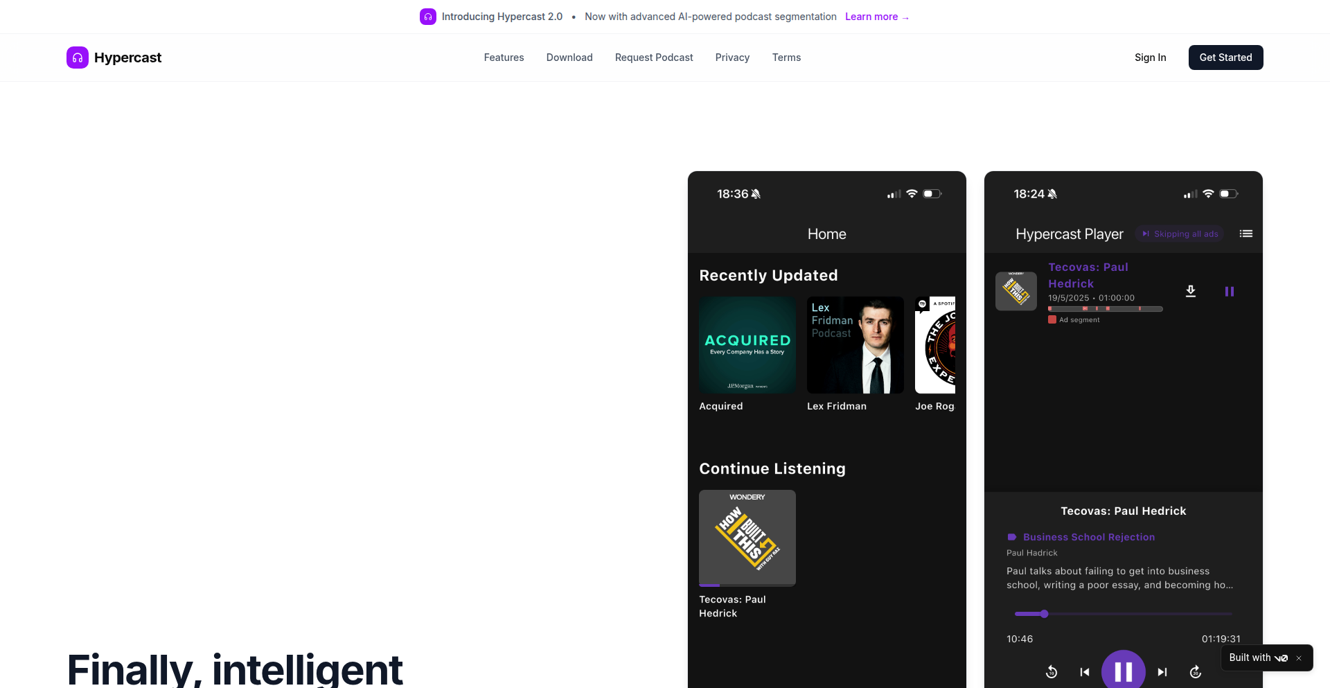 AdBypass AI 播客广告拦截器