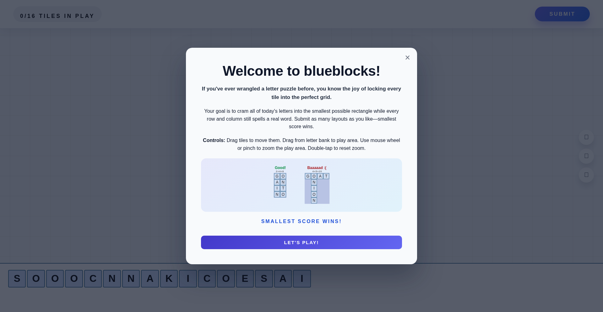 蓝块字母矩阵(Blueblocks)