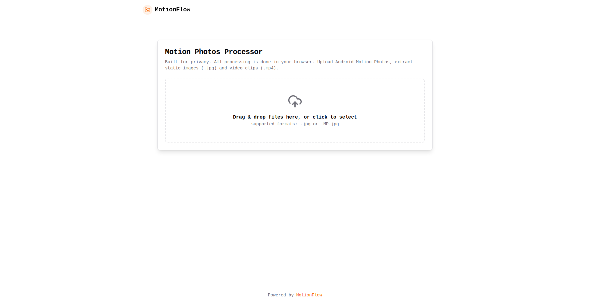 MotionFlow: Android Motion Photo Weaver