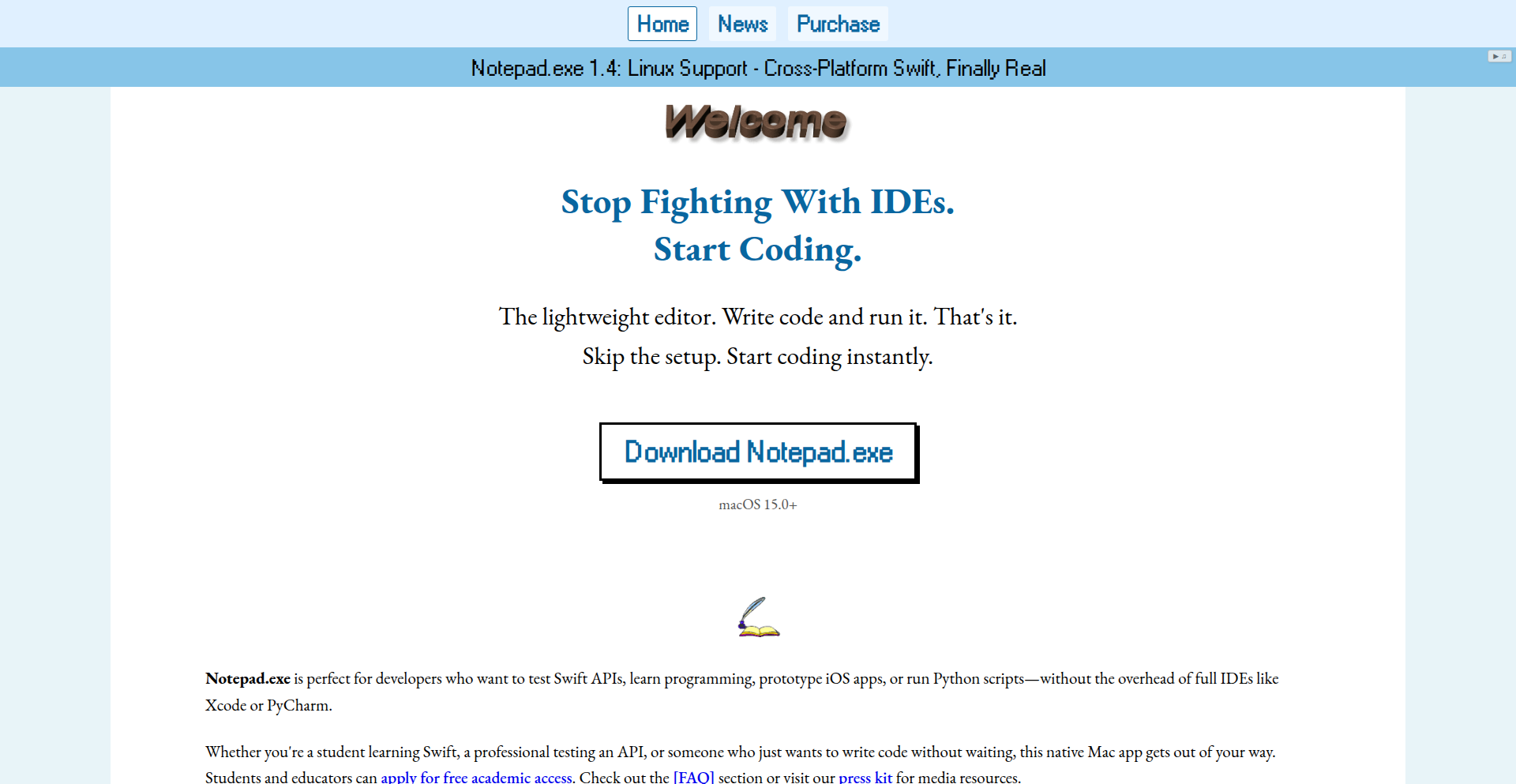 SwiftPyExec