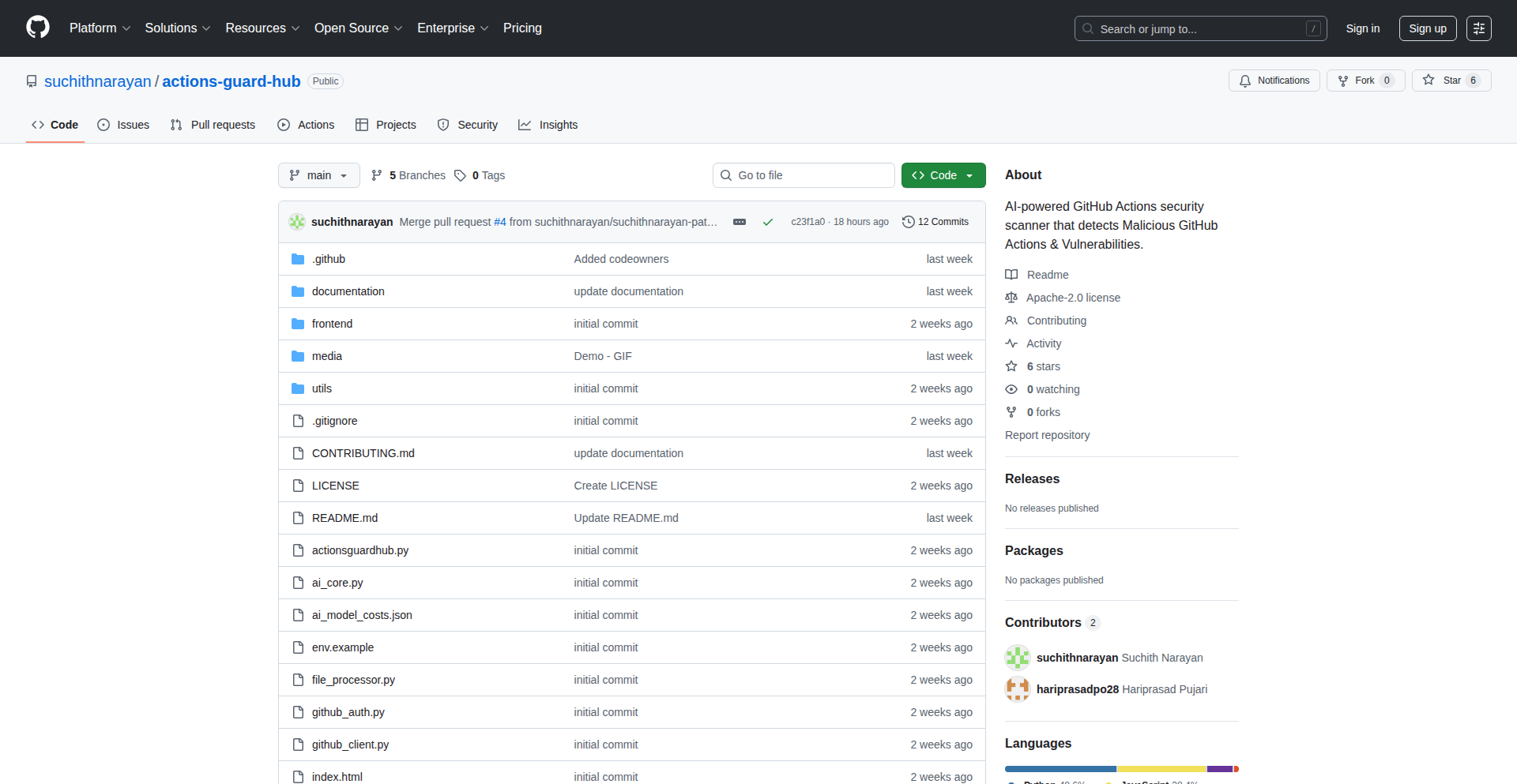 CodeGuard for GitHub Actions
