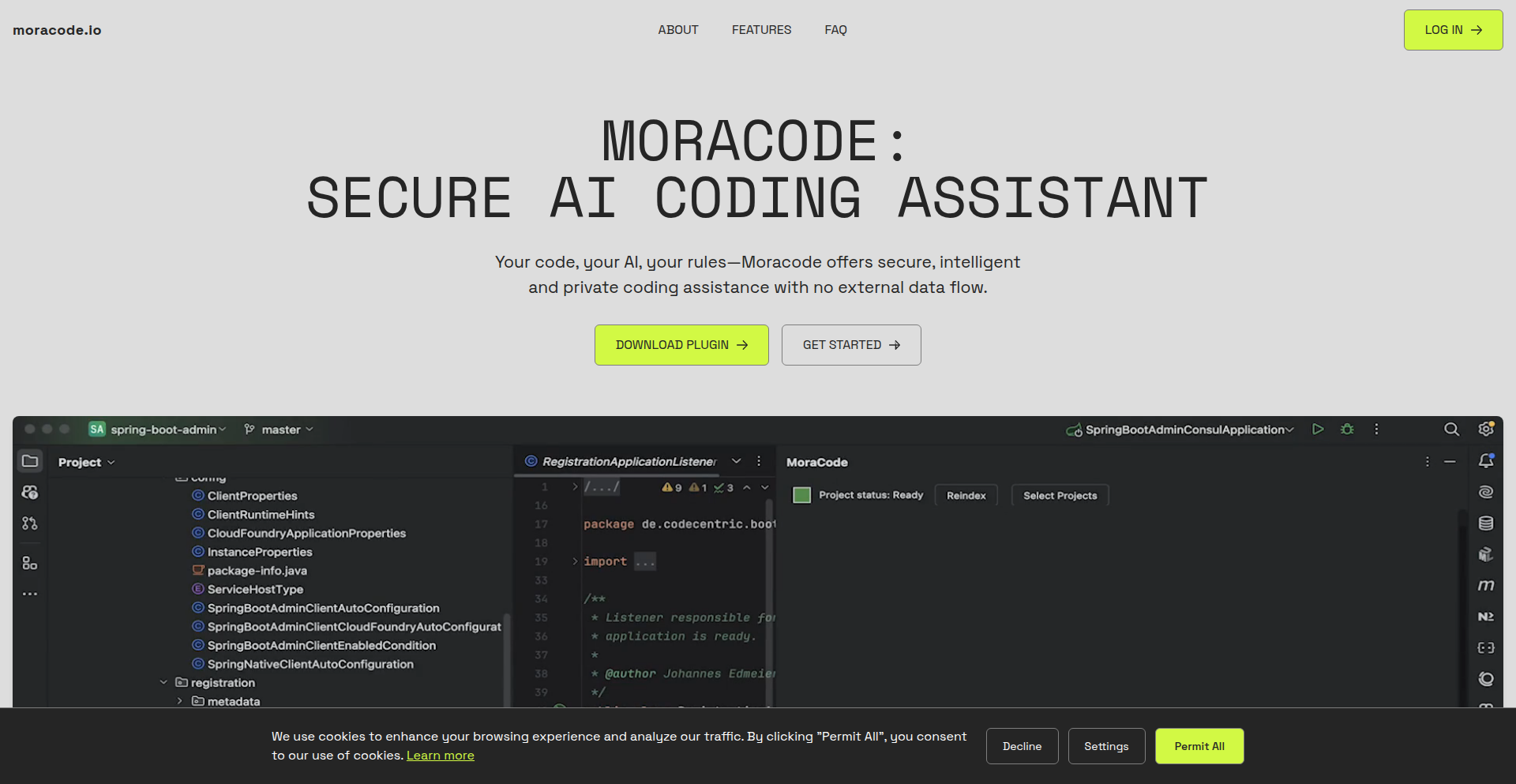 MoraCode:AI代码索引导航员