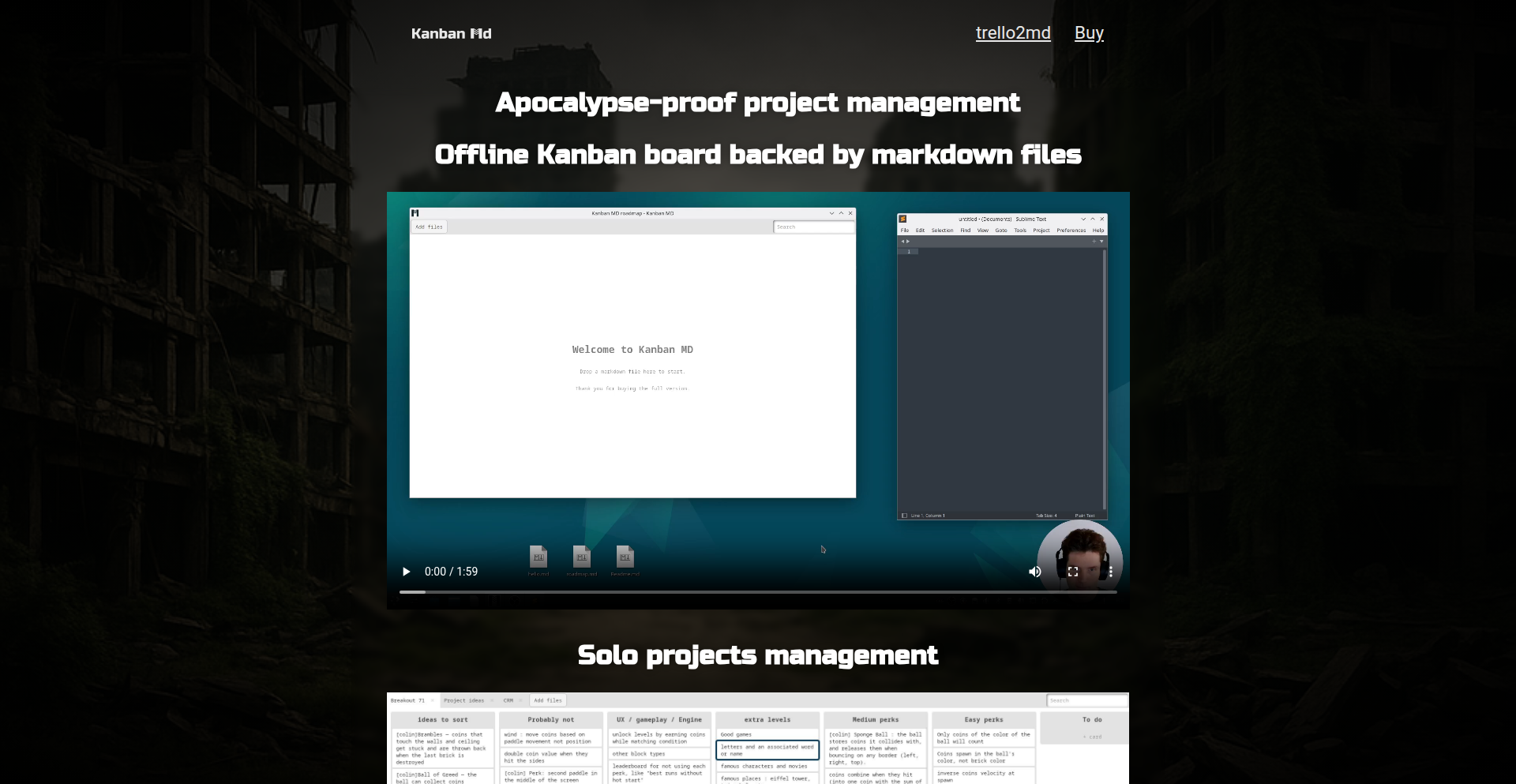 Kanban MD: Linux 本地化看板应用