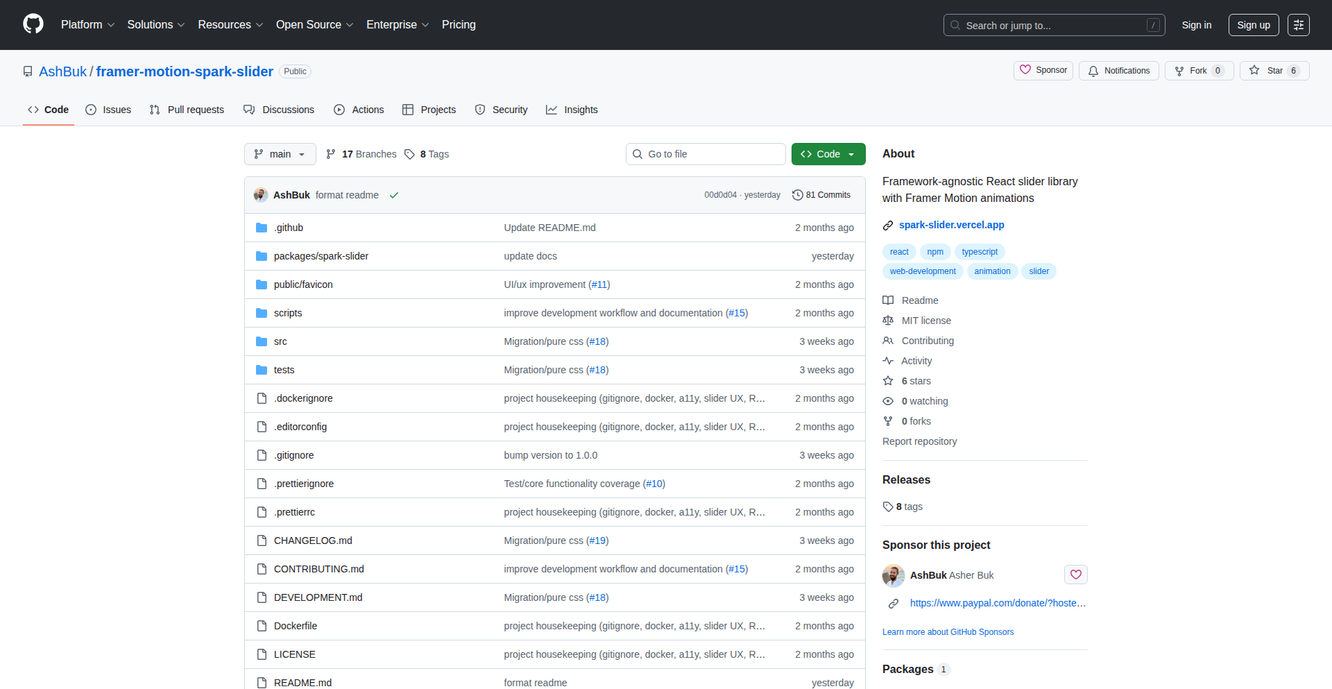Spark Slider: 闪电般轻盈的 React 轮播组件