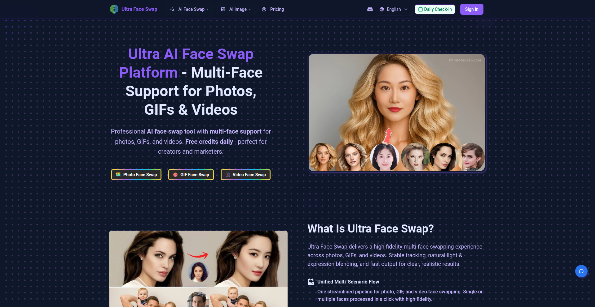 UltraFaceSwap: 跨媒体多脸交换引擎