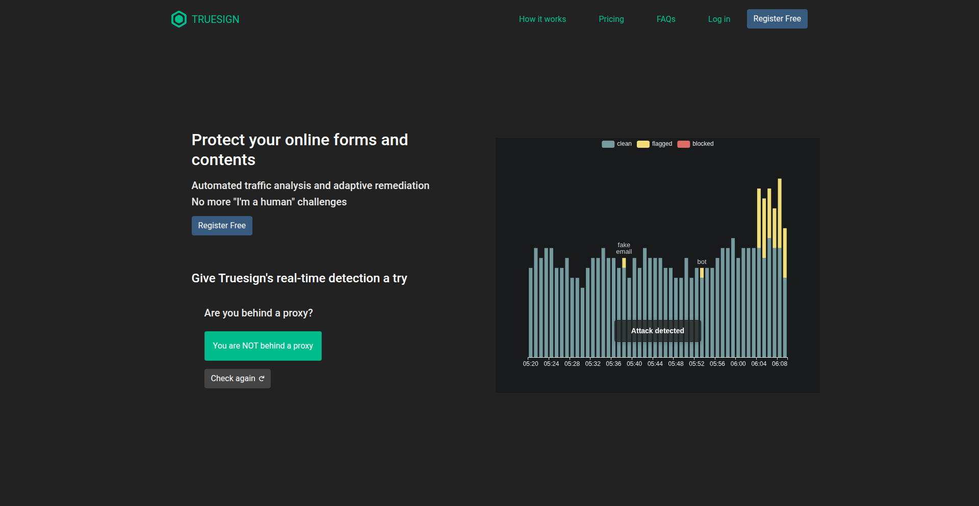 Truesign:无感验证的反爬与反欺诈引擎