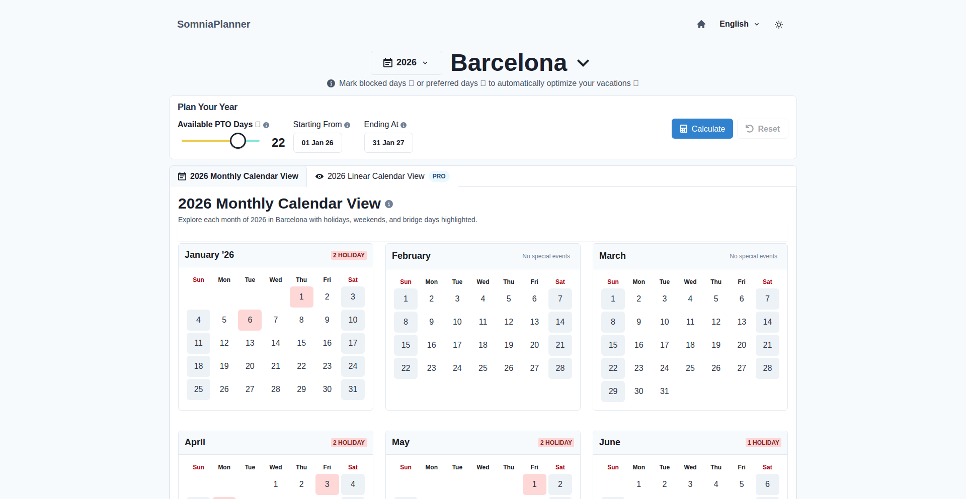 SomniaPlanner: 智能休假规划助手