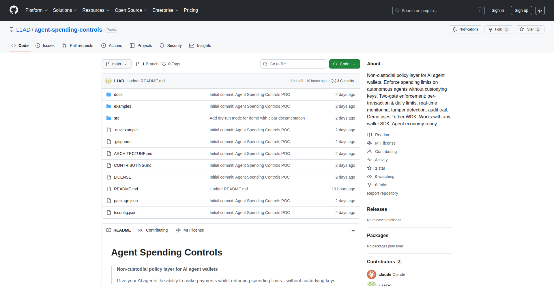 Agent Spending Controls: 无托管式支出约束引擎