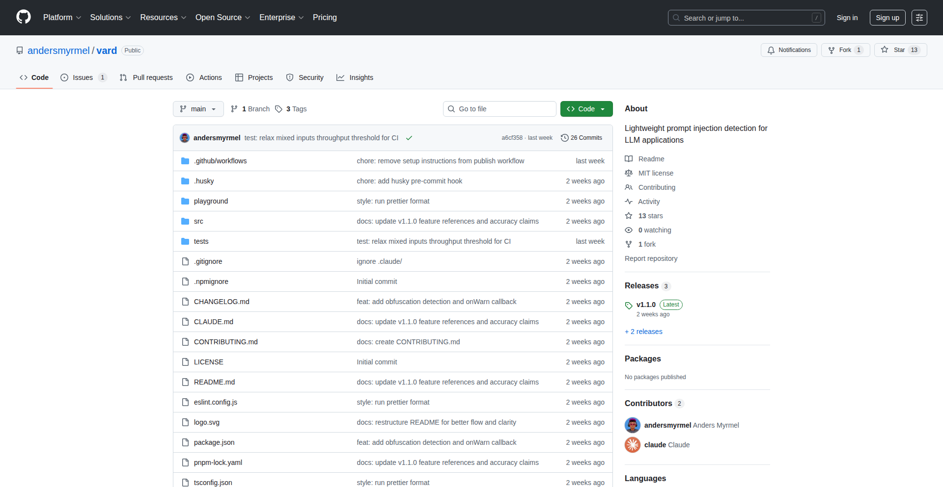 Vard:TypeScript 的智能 Prompt 注入“卫士”