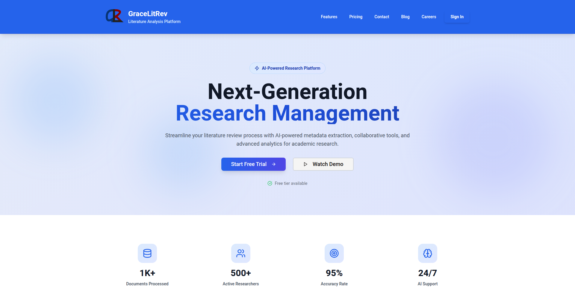 GraceLitRev: AI驱动的文献综述智能助手