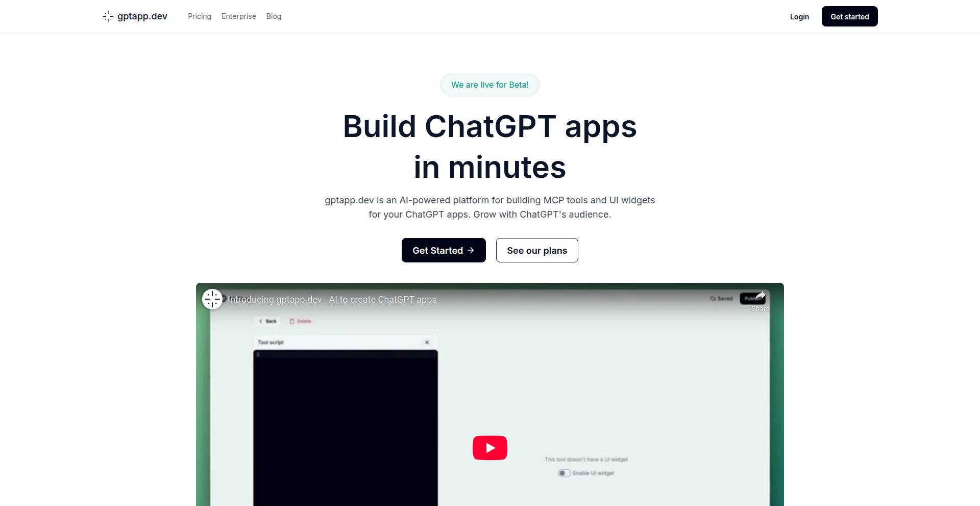Vibe Code - AI 应用速构平台
