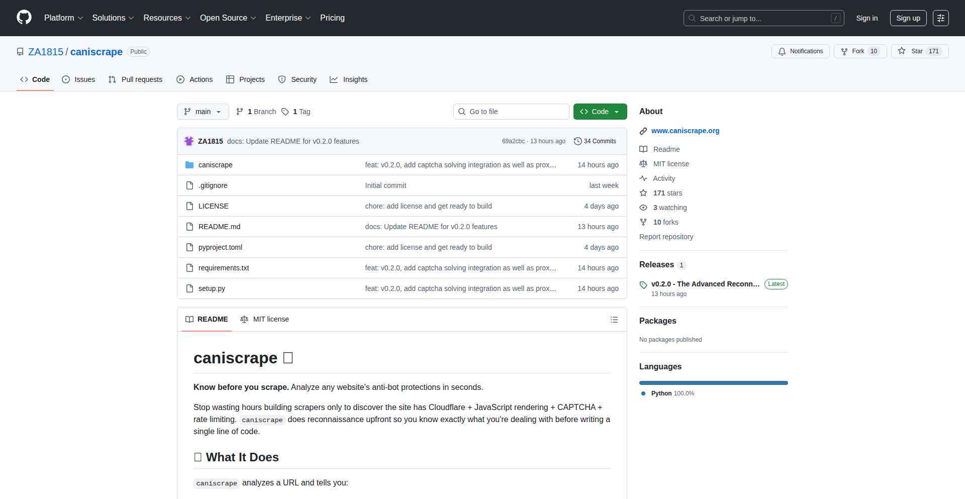 ScrapeShield Analyzer