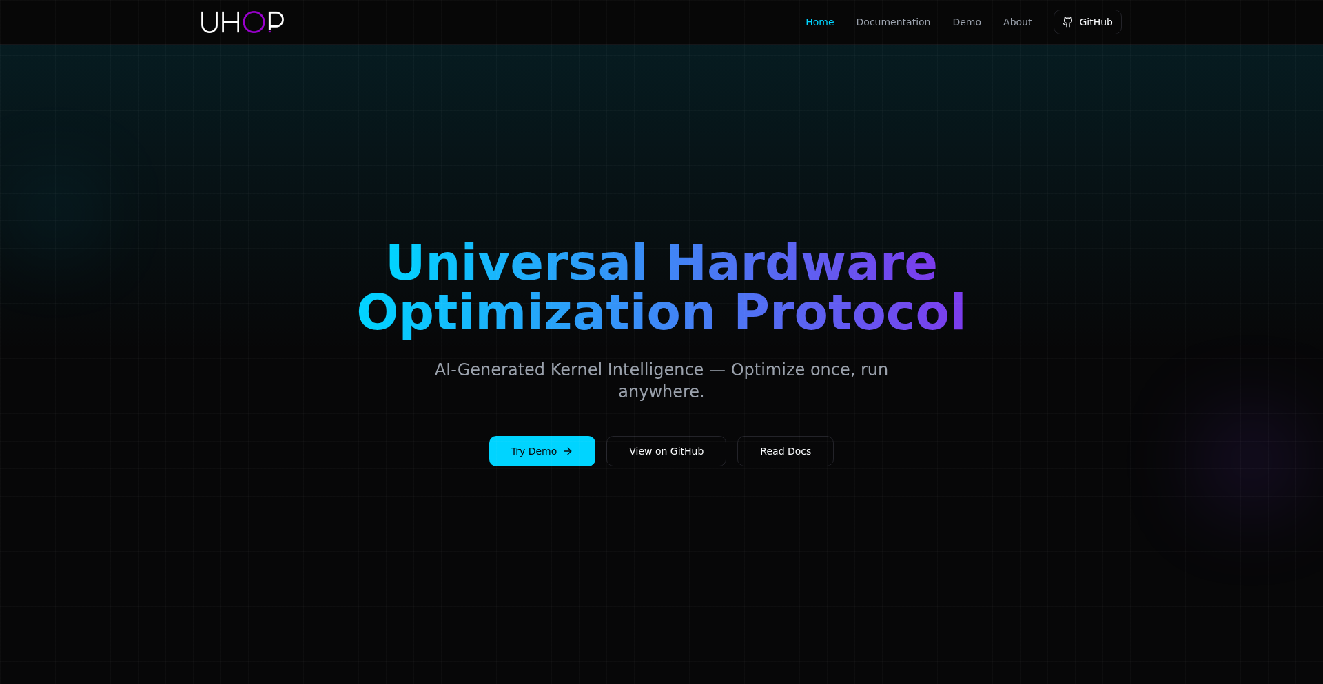 UHOP: 跨平台GPU优化引擎