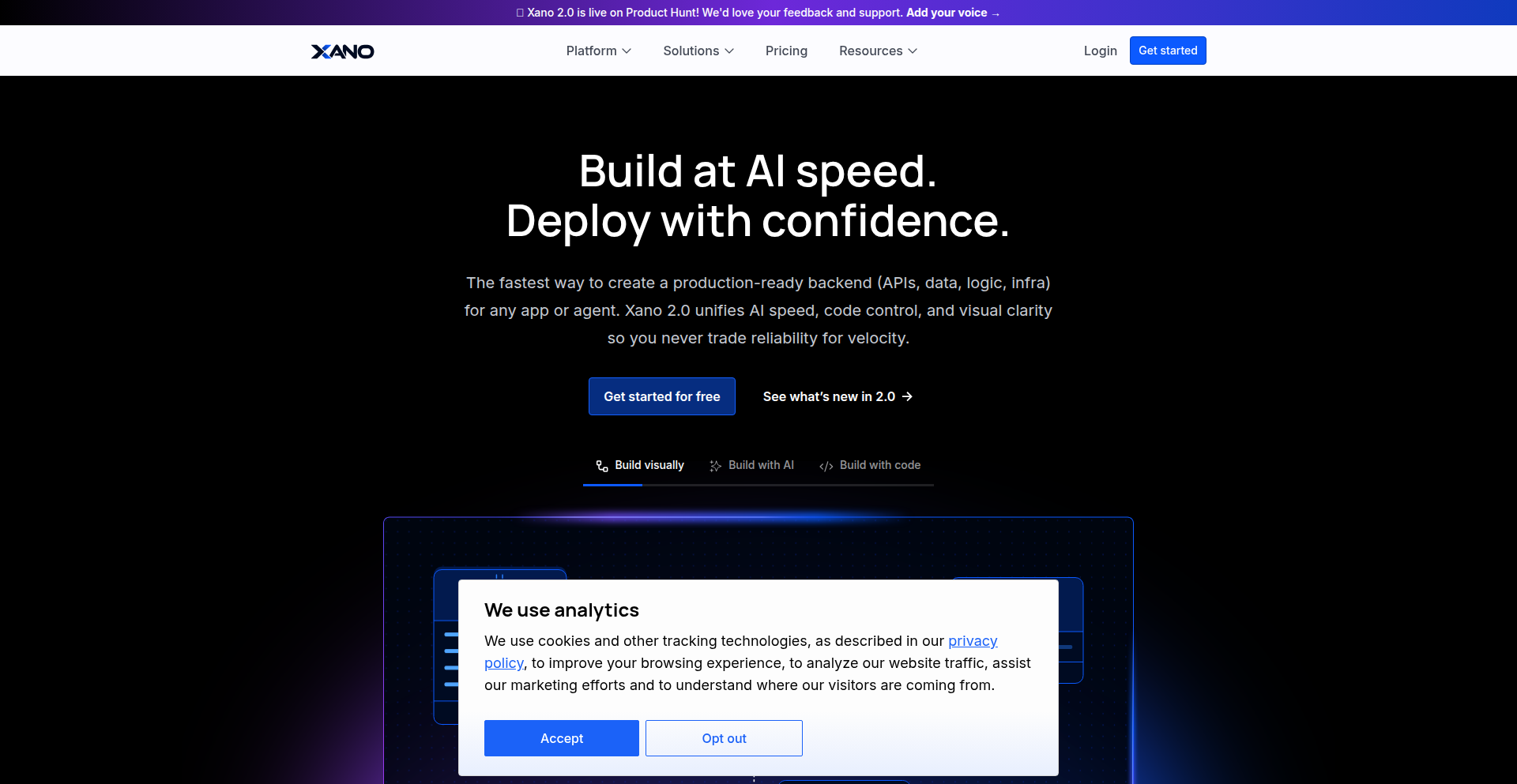 Xano 2.0: AI驱动的生产级后端即代码