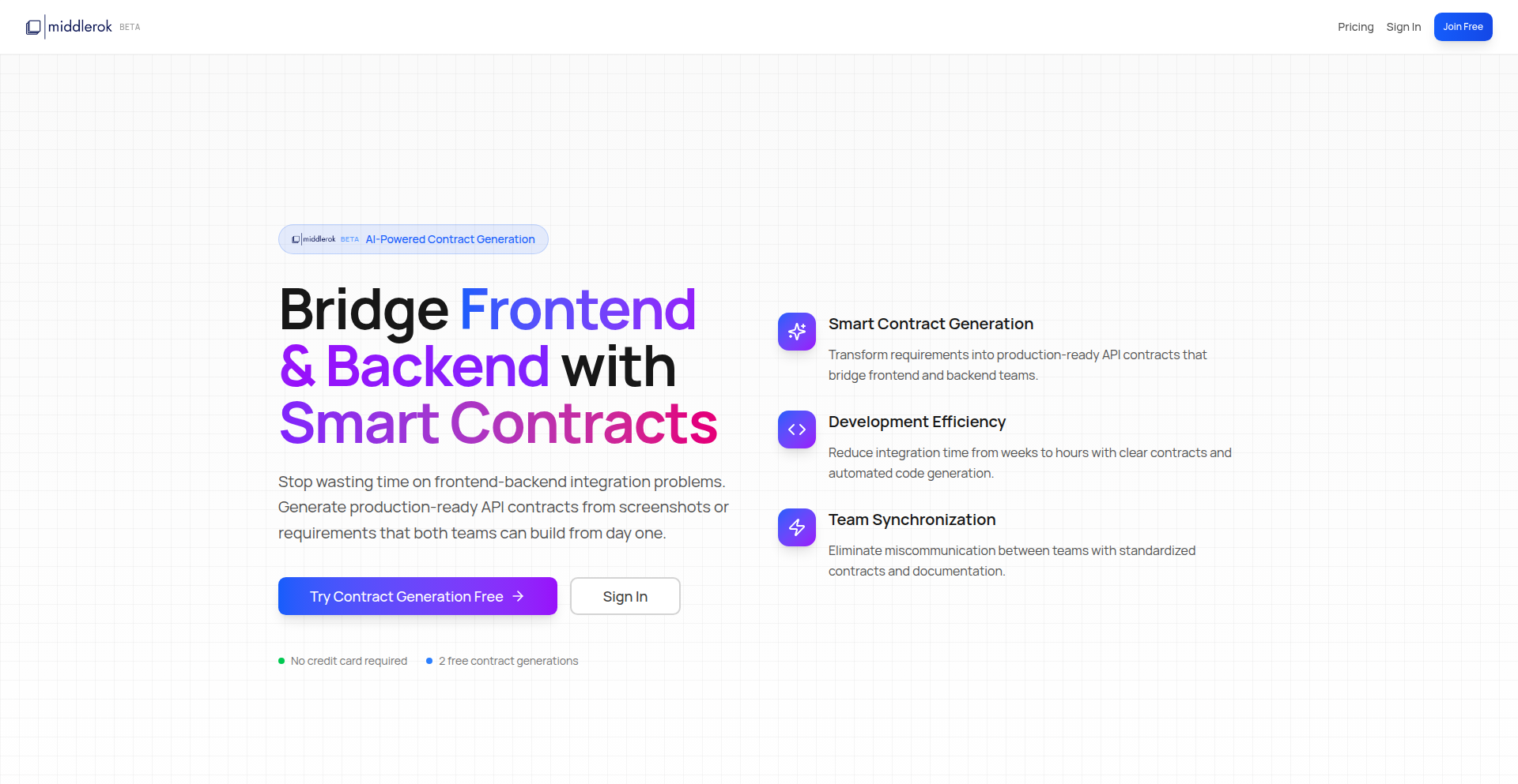 Middlerok:AI驱动的API集成加速器