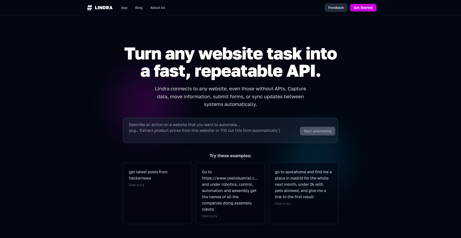 Website-to-API Transformer