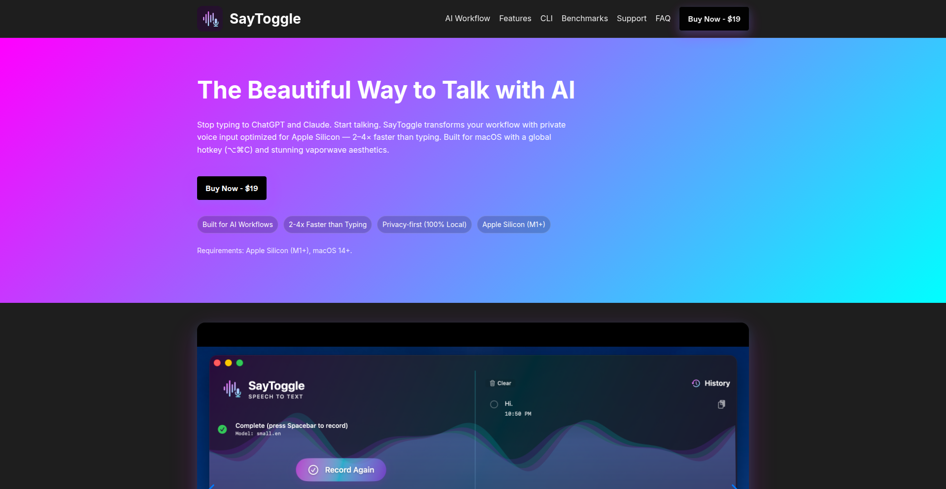 智语切换器 (SayToggle)