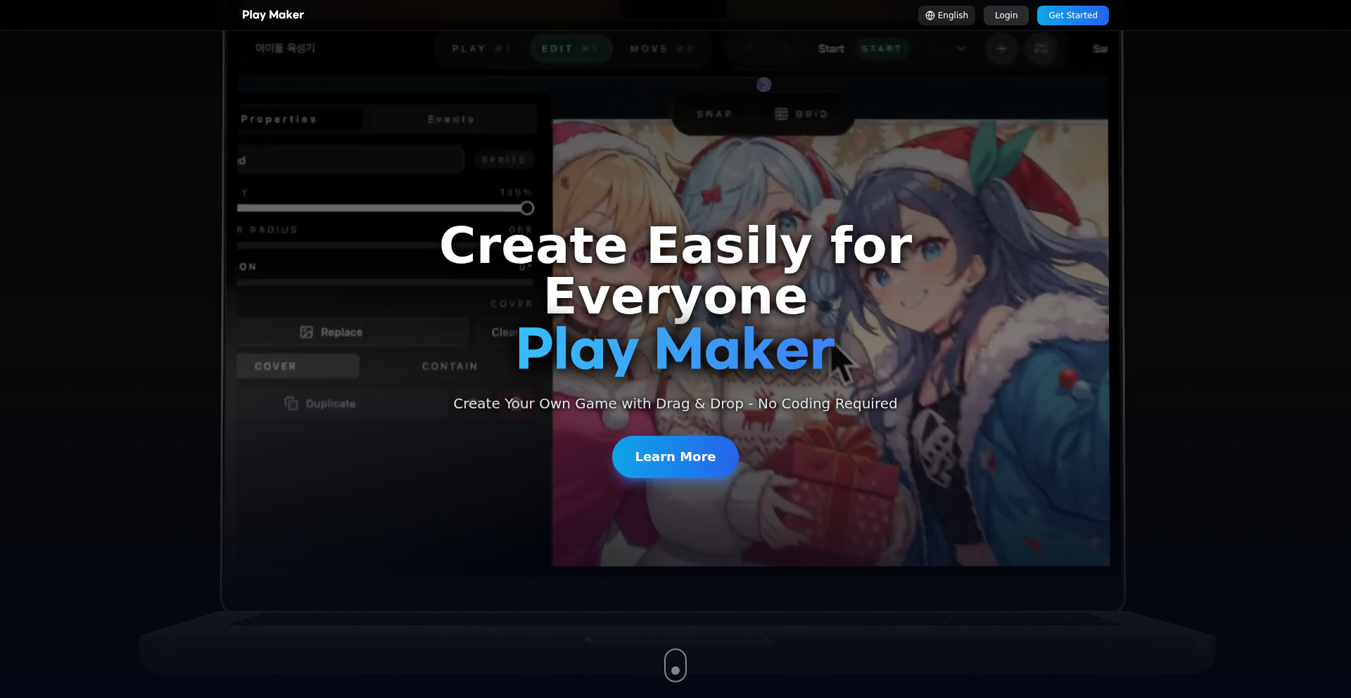 AI驱动的无代码游戏引擎