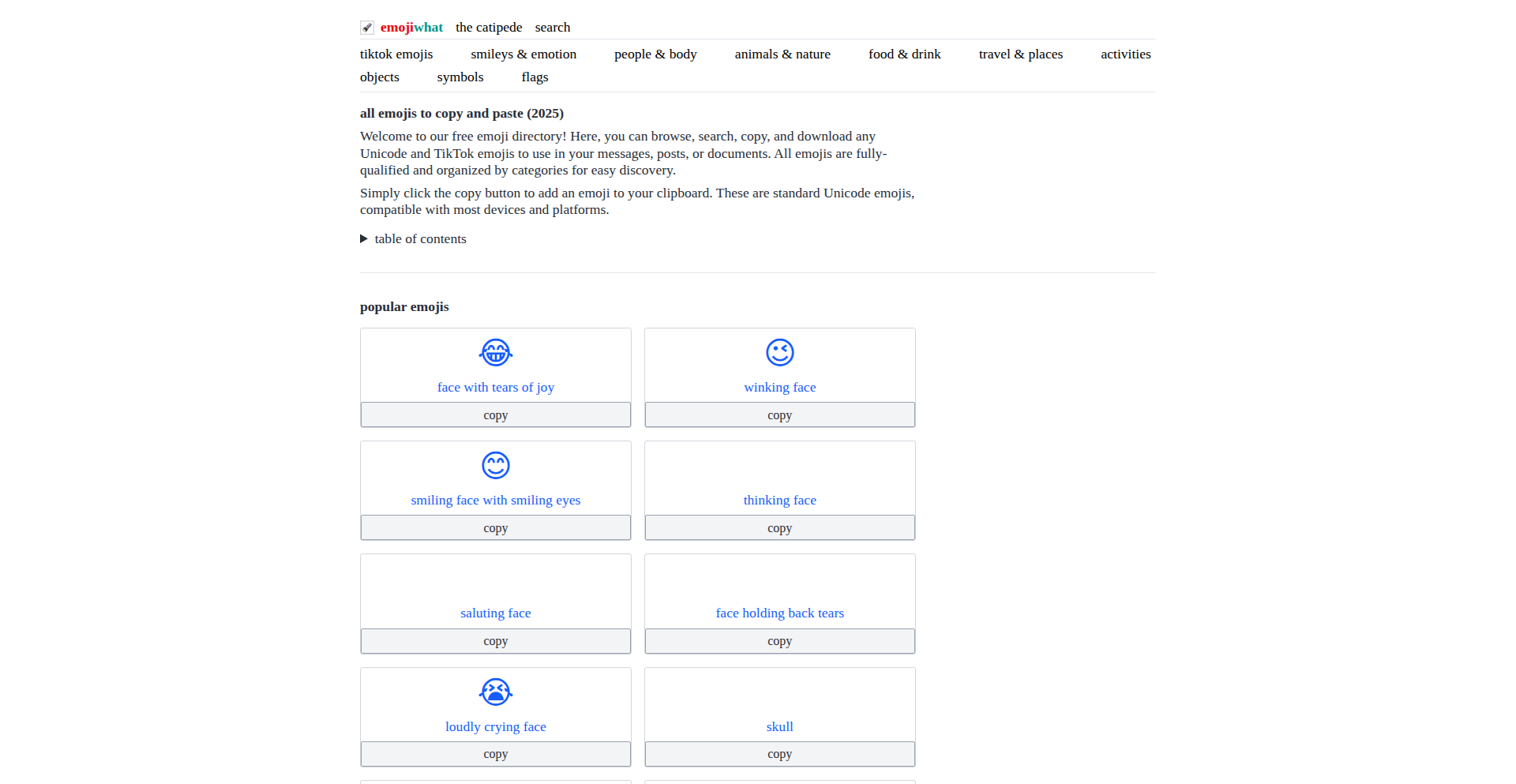Emojiwhat - 乐享Unicode与TikTok表情