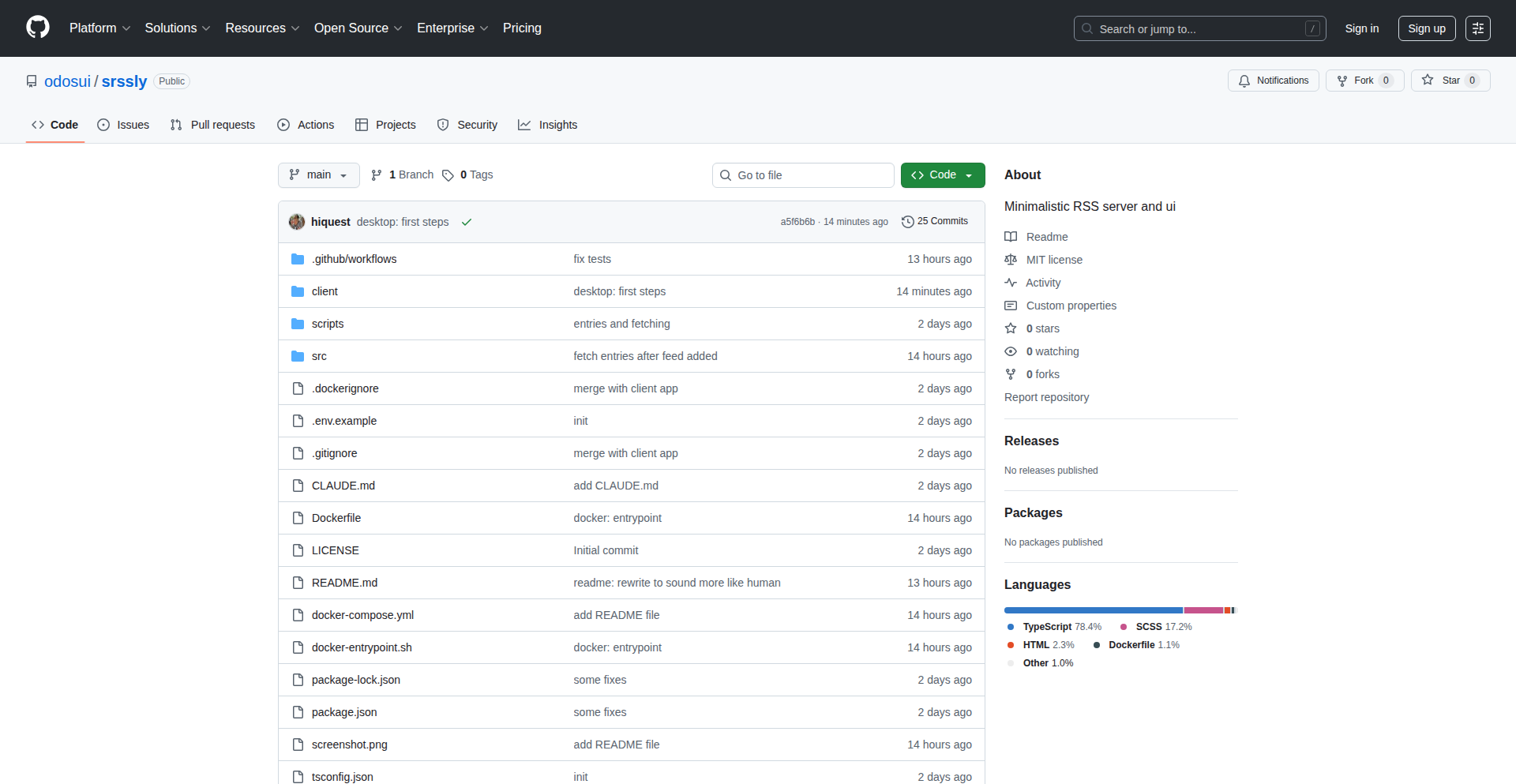 NodeRSS自托管阅读器