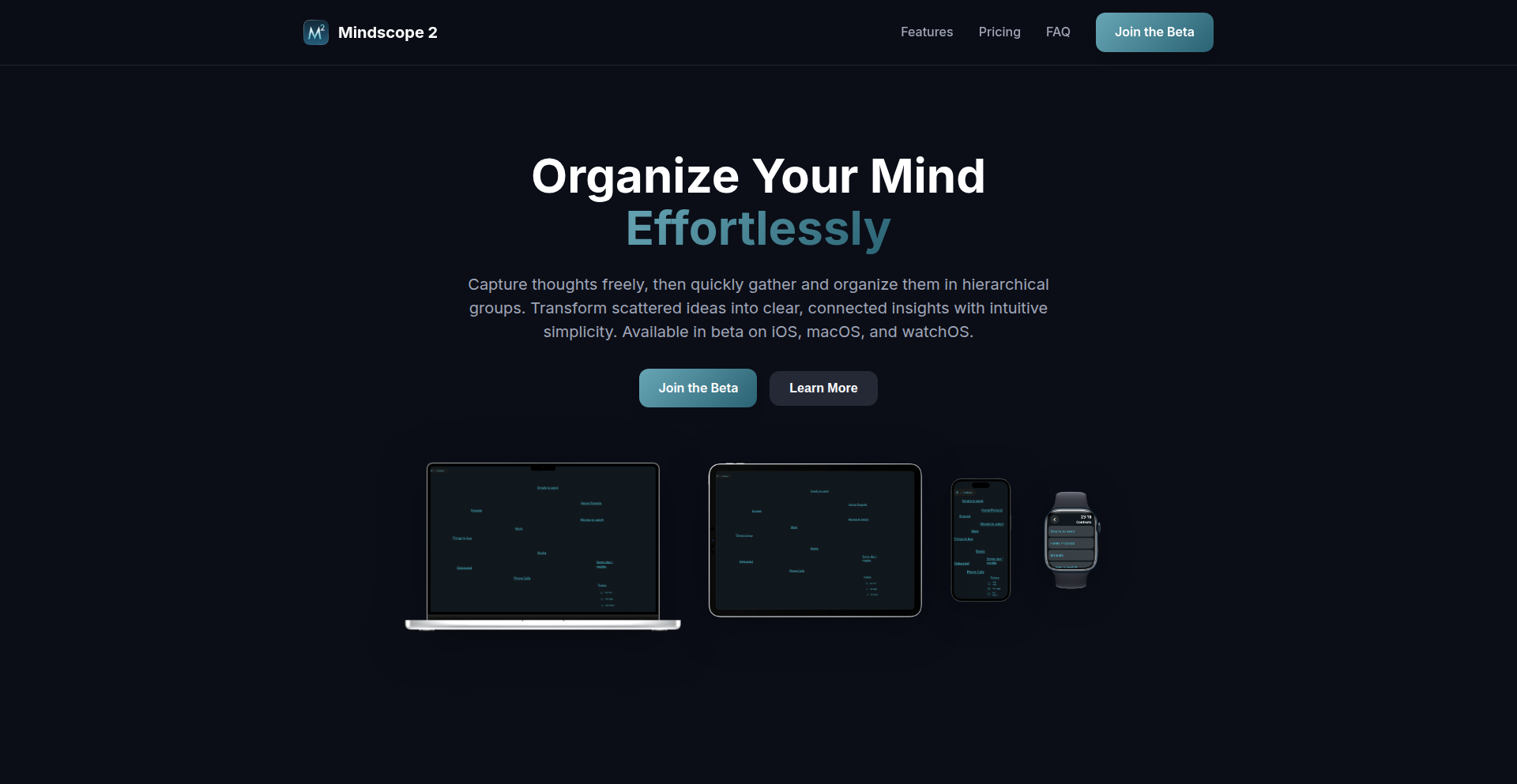 Mindscope 2:心智地图的视觉化分层组织者