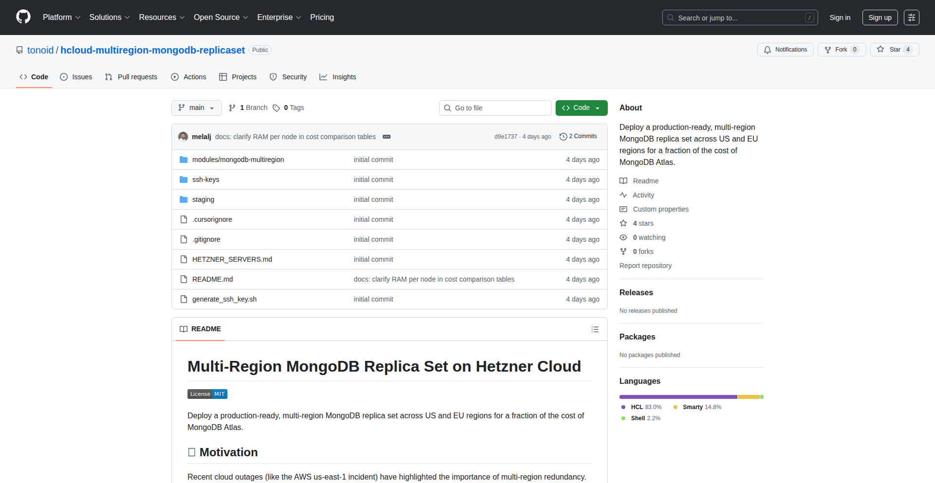 跨区域MongoDB弹性部署引擎
