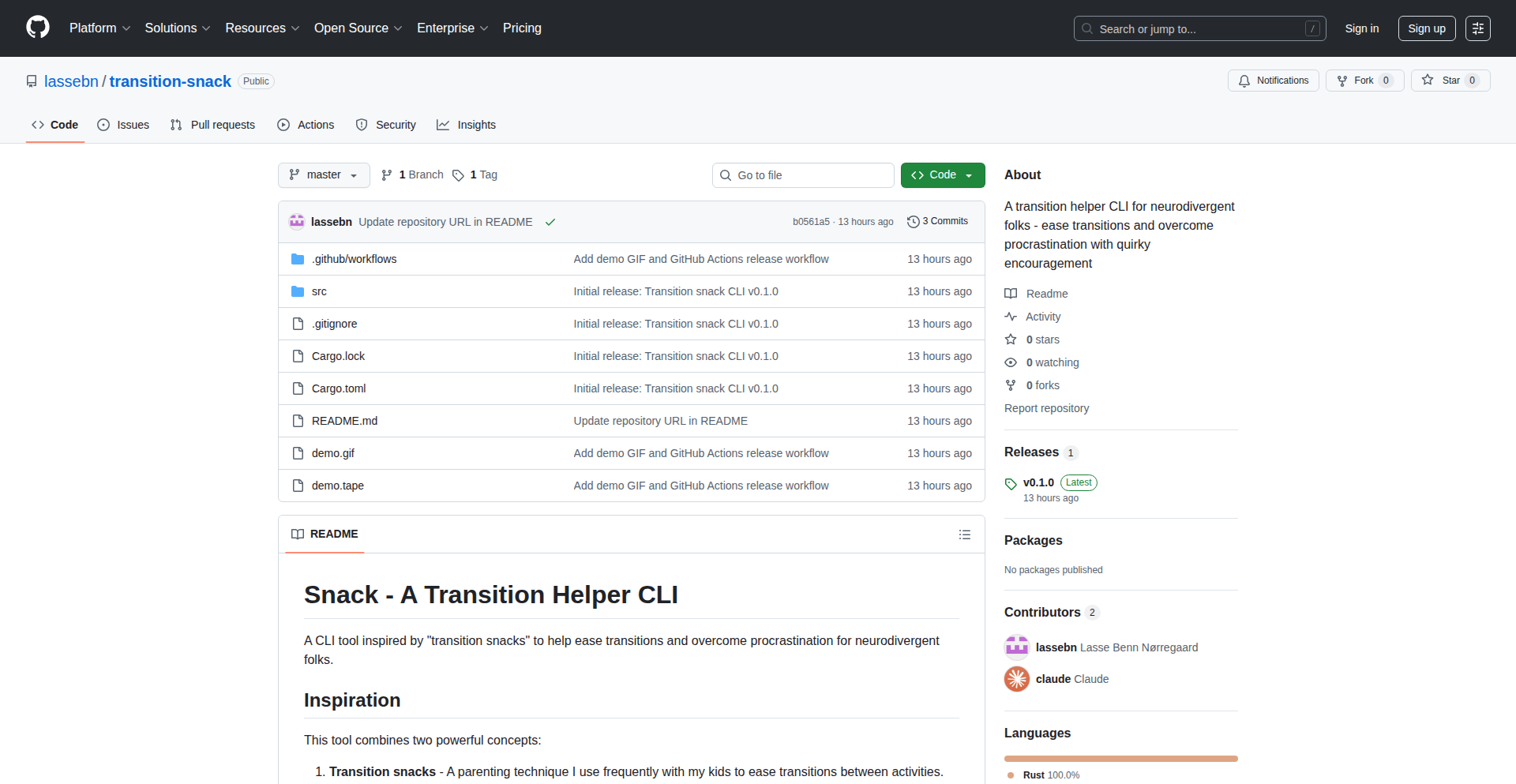 拖延症终结者CLI