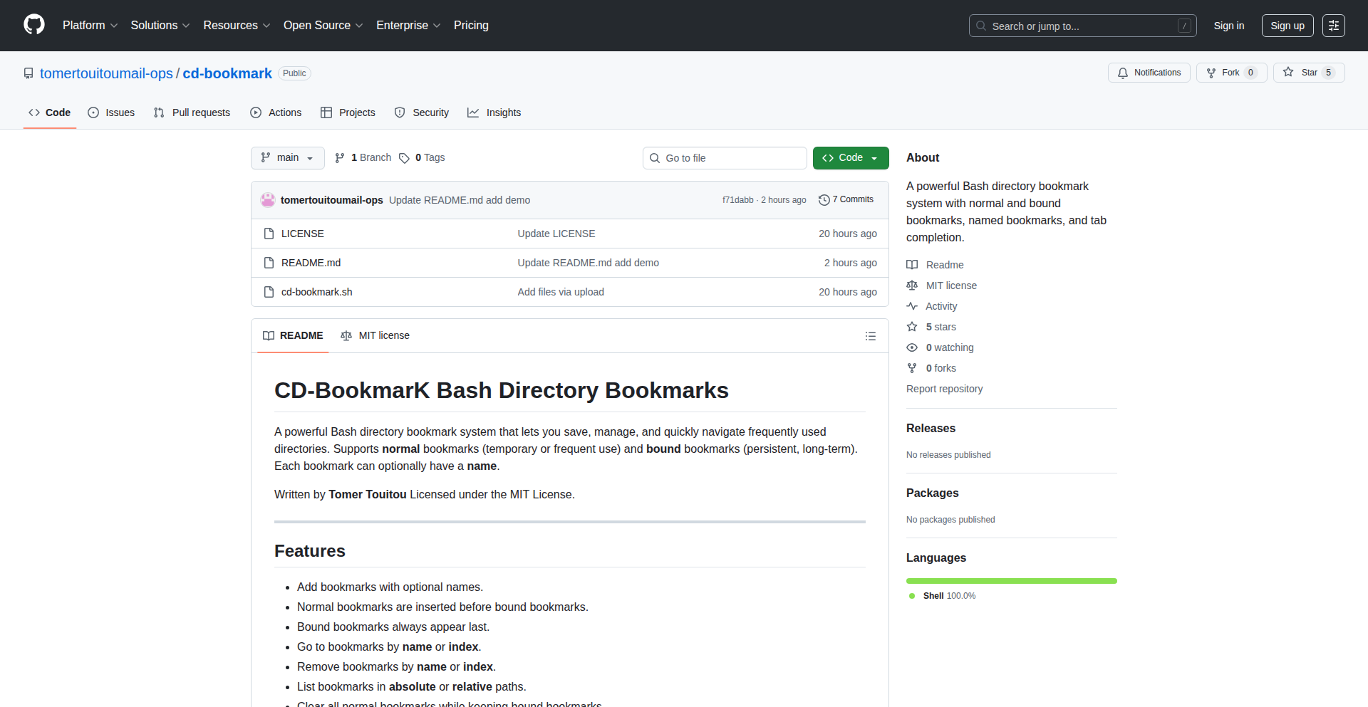 TermNavi - 终端目录导航精灵