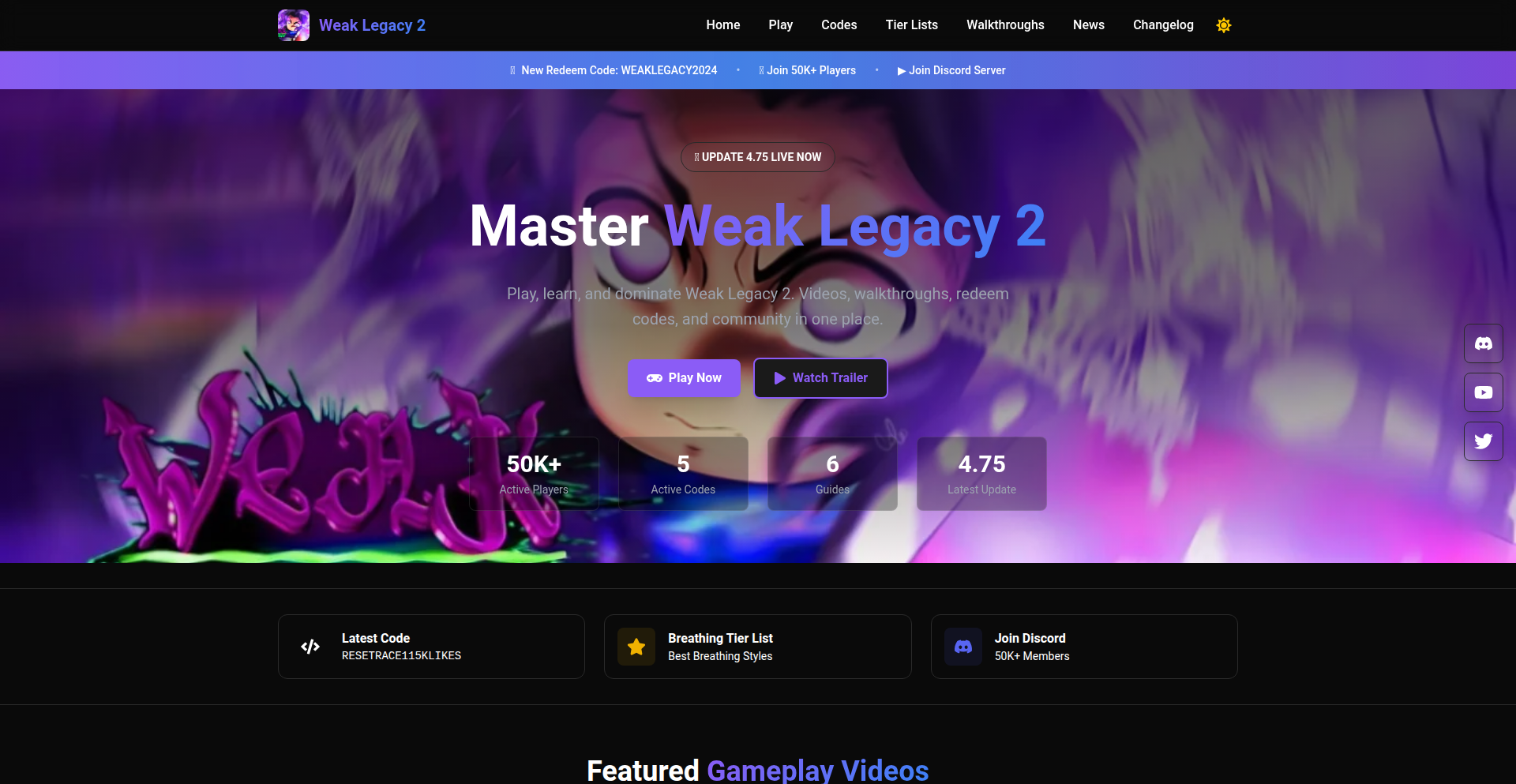 WeakLegacy2 Hub: Actionable Player Insights Engine