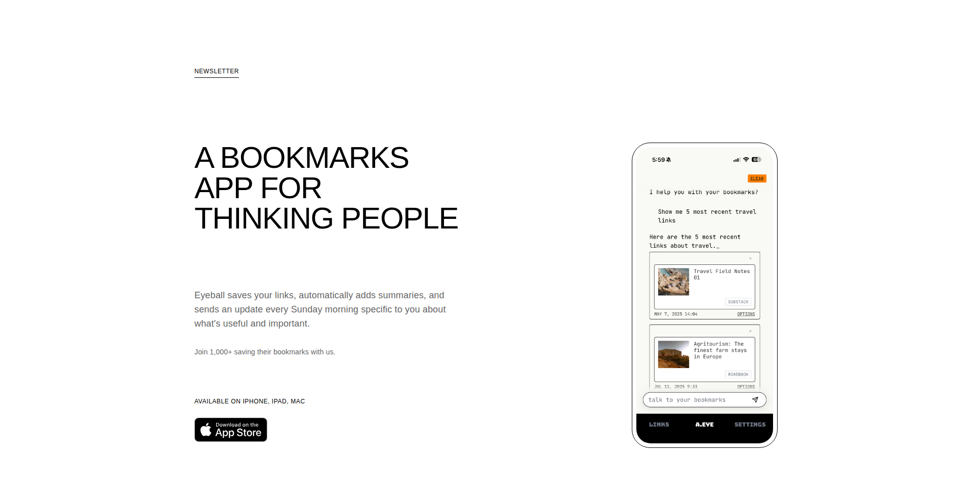 AI-Resistant Bookmark Manager
