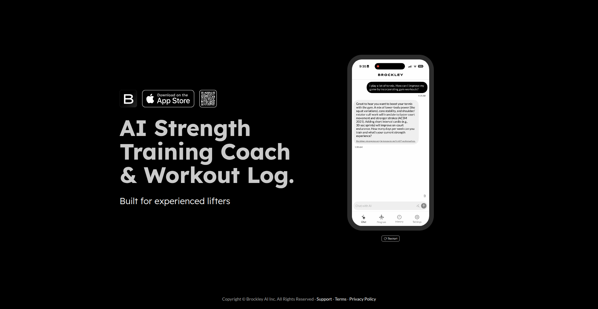 Brockley AI Strength Architect