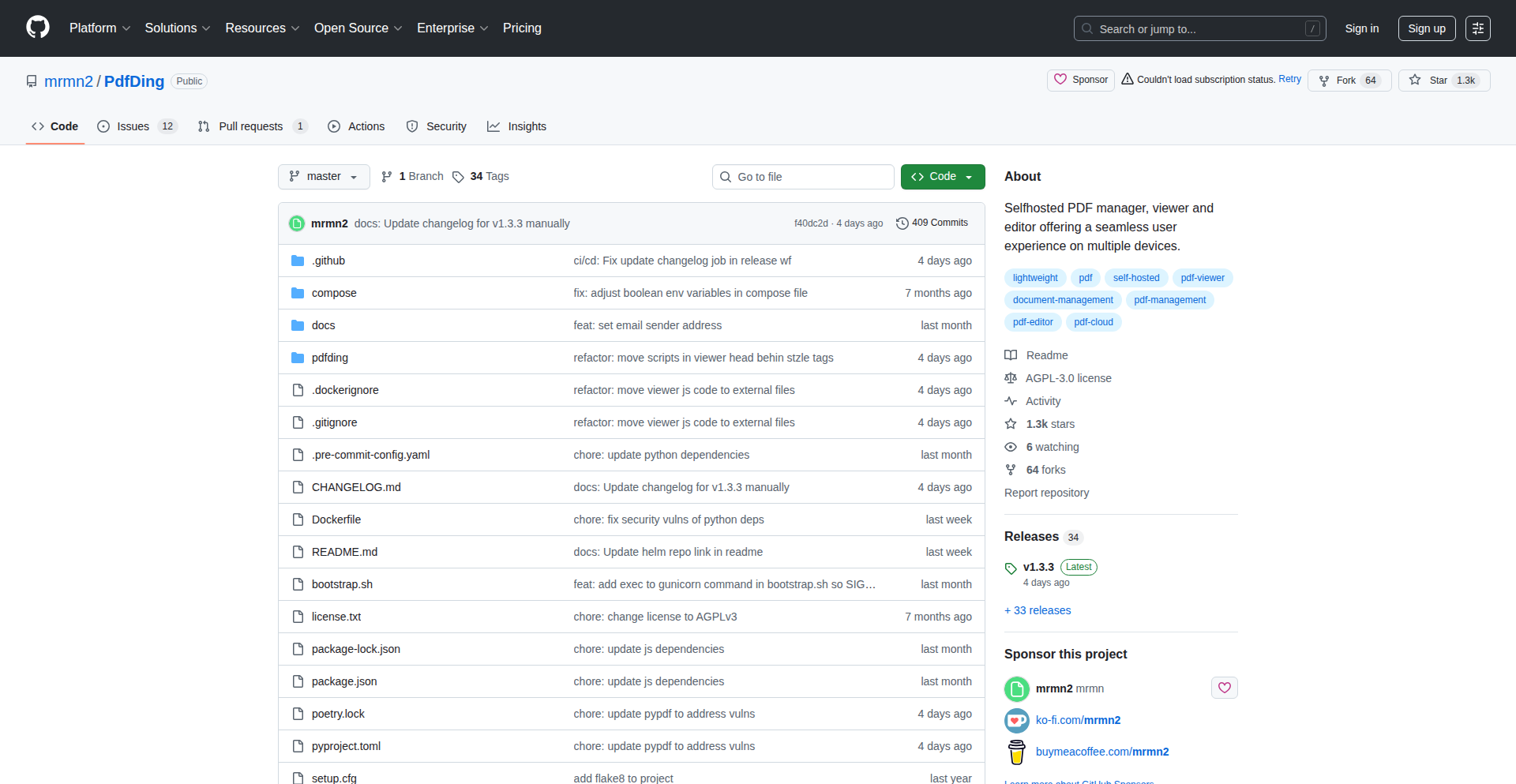 PdfDing: 跨设备无缝PDF阅读与管理引擎