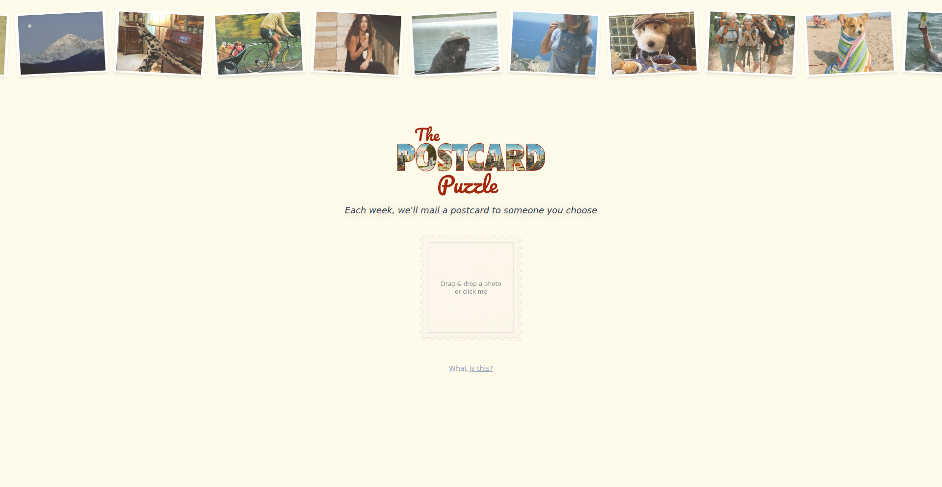 照片邮寄的像素化分享