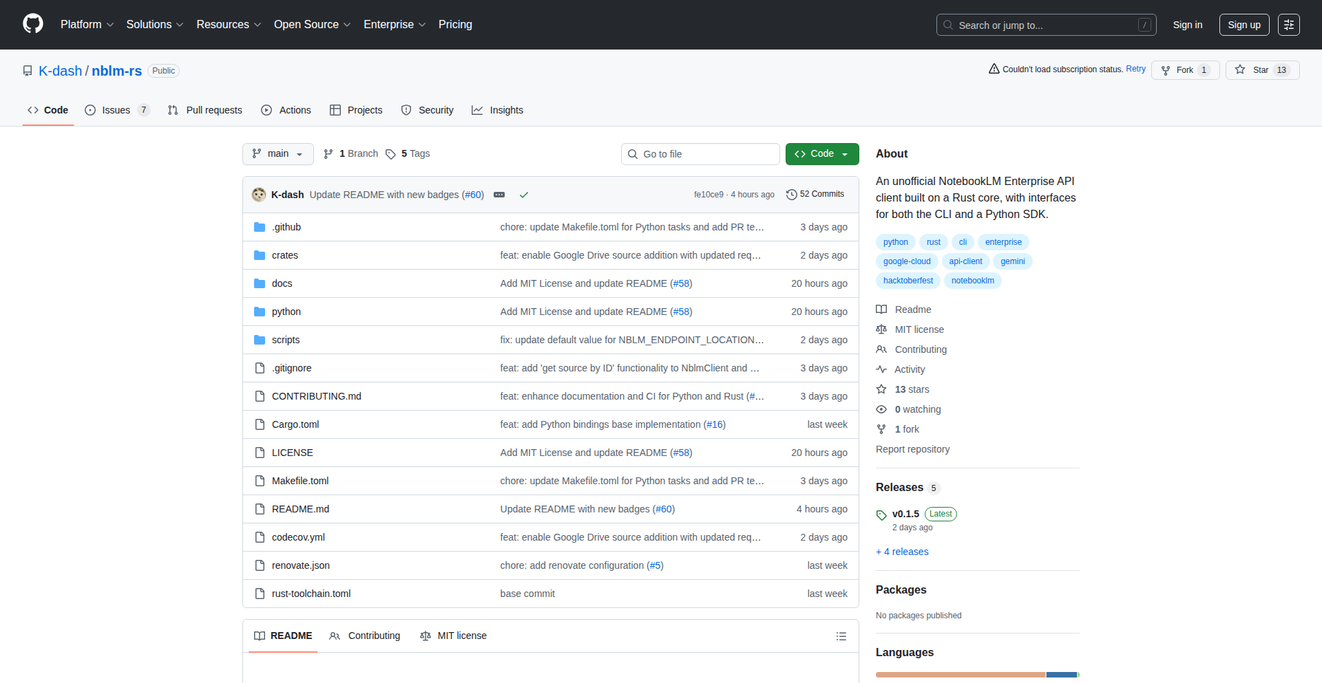 NotebookLM 自动化助手 (nblm-rs)