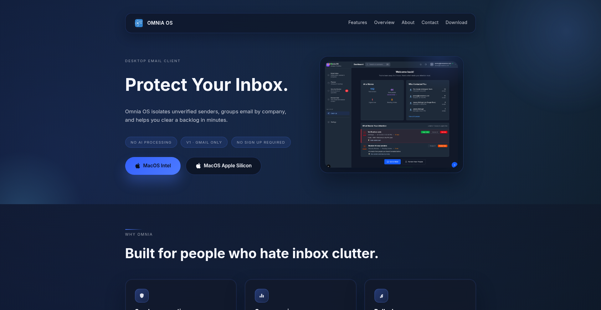 Omnia OS: 邮件的“净土”管理器