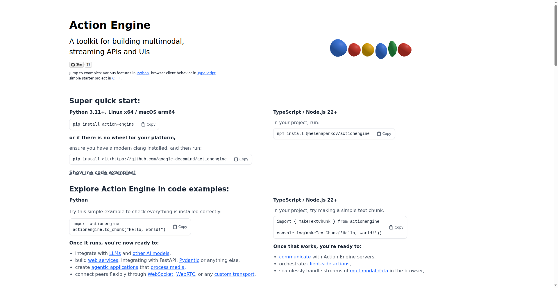 行动引擎:灵活的API/Agent构建集