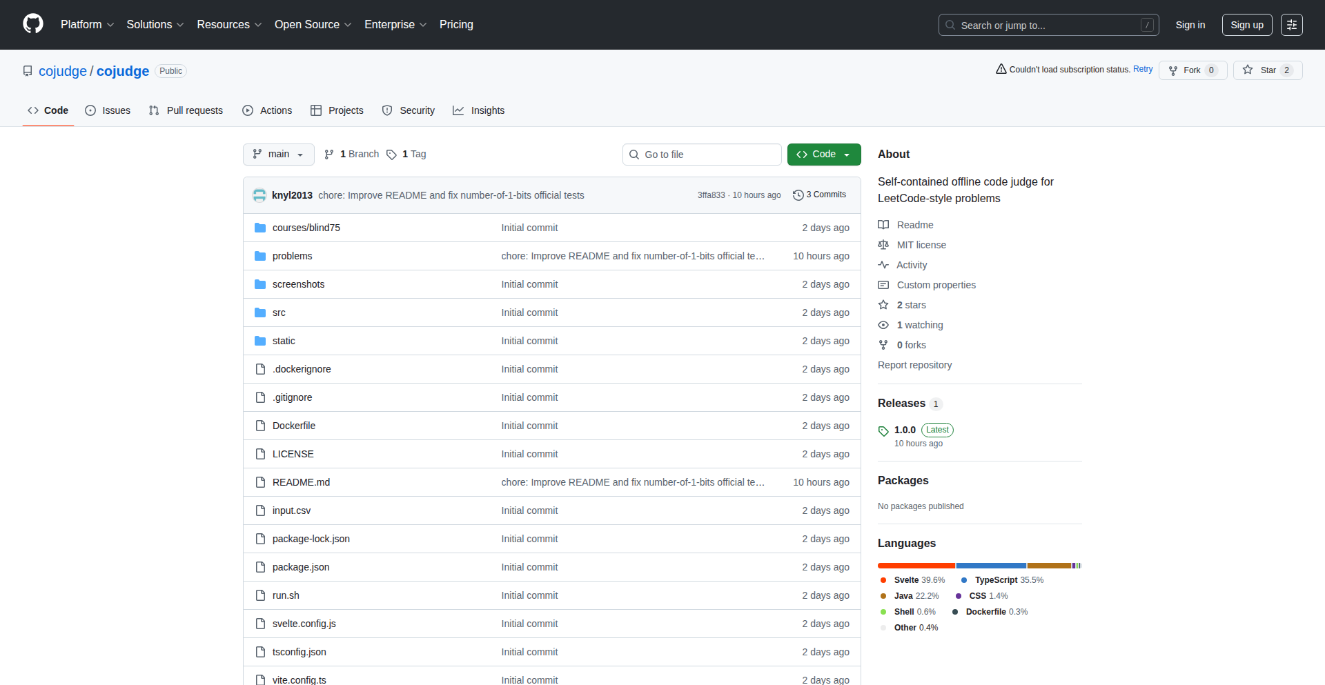 CoJudge: 离线代码评审与学习伙伴