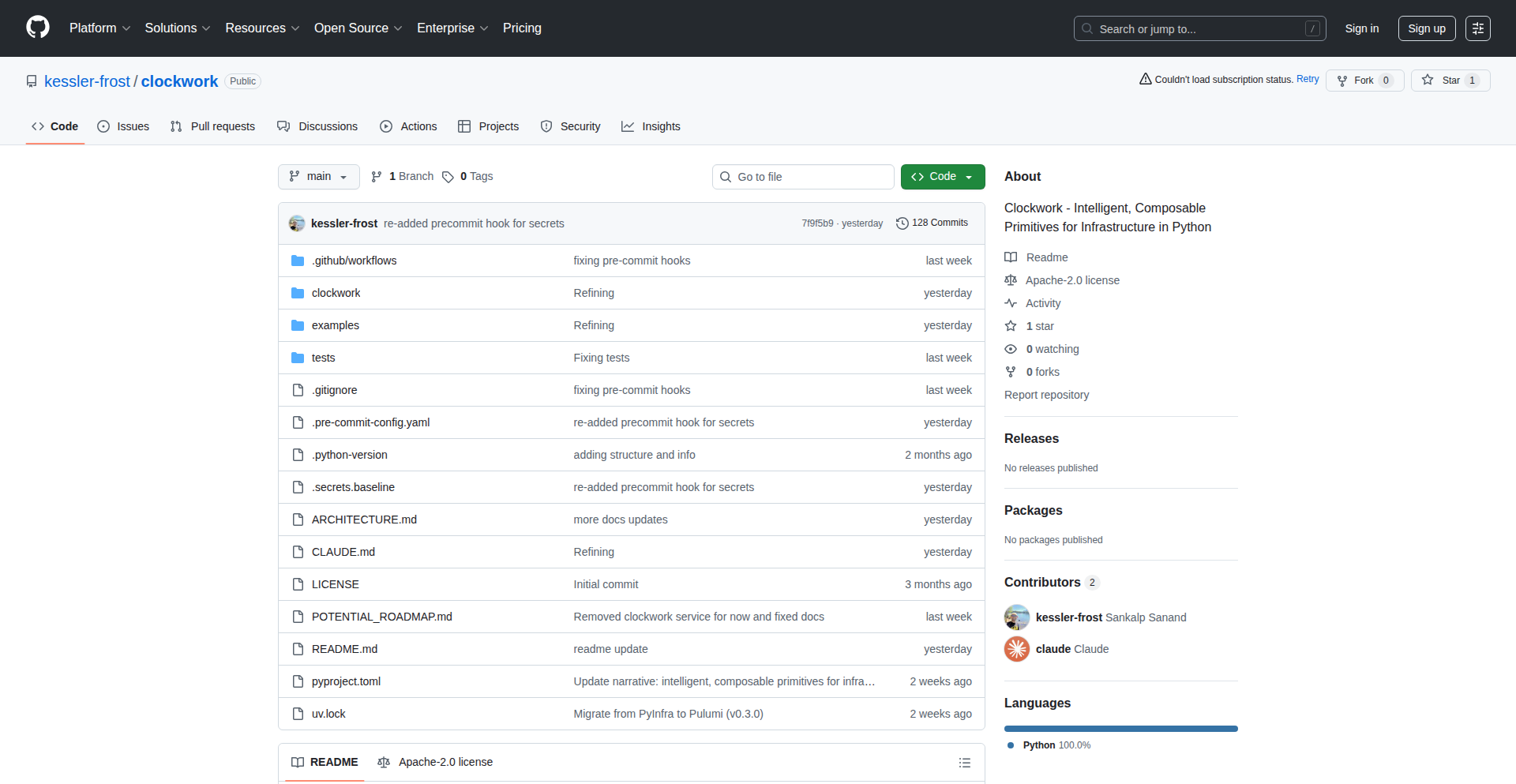 Clockwork: AI驱动的智能基础设施积木