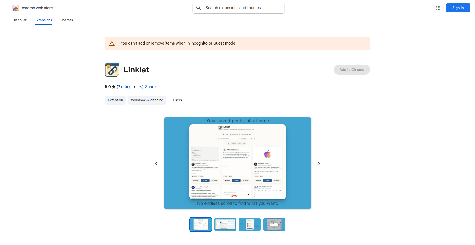 Linklet 职场内容沉淀器