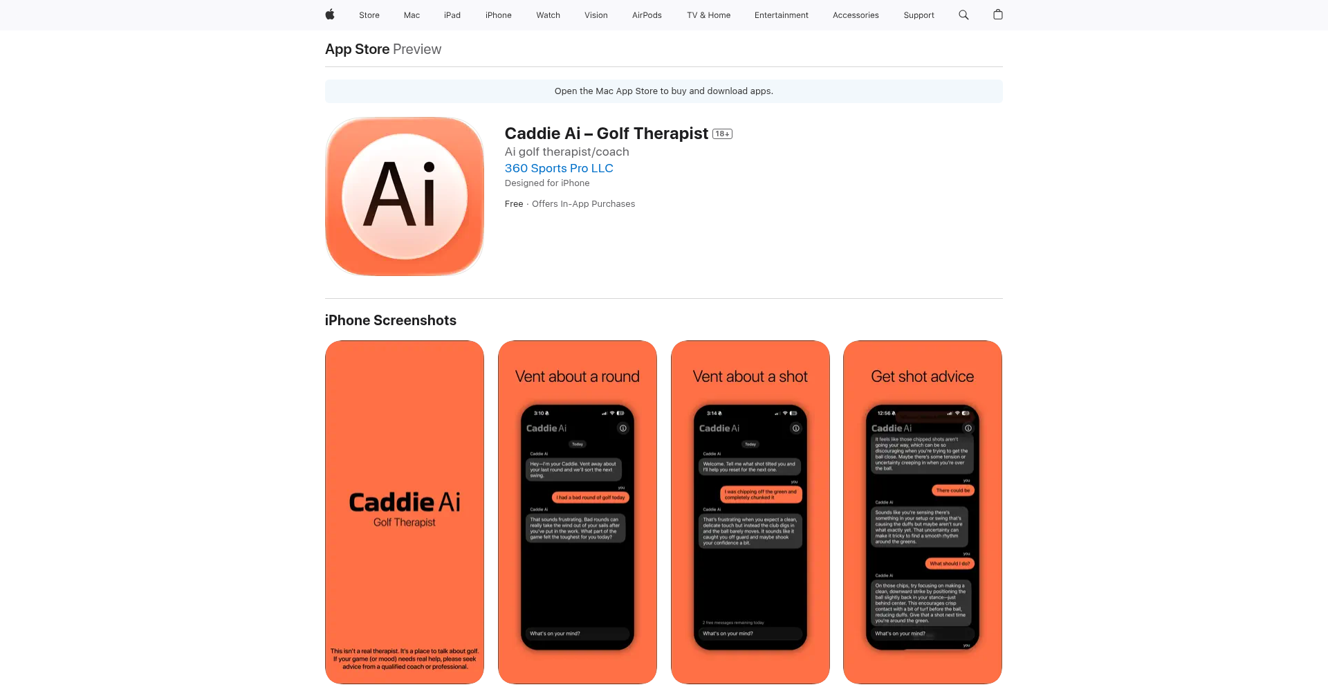 高尔夫情绪稳定助手AI