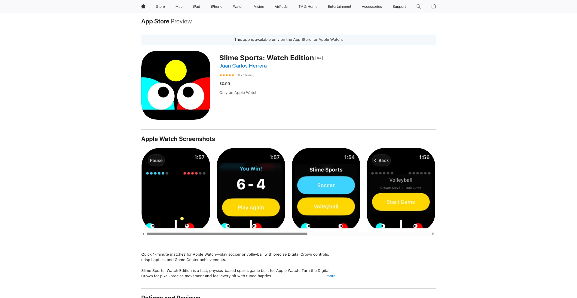 Slime Sports for Apple Watch